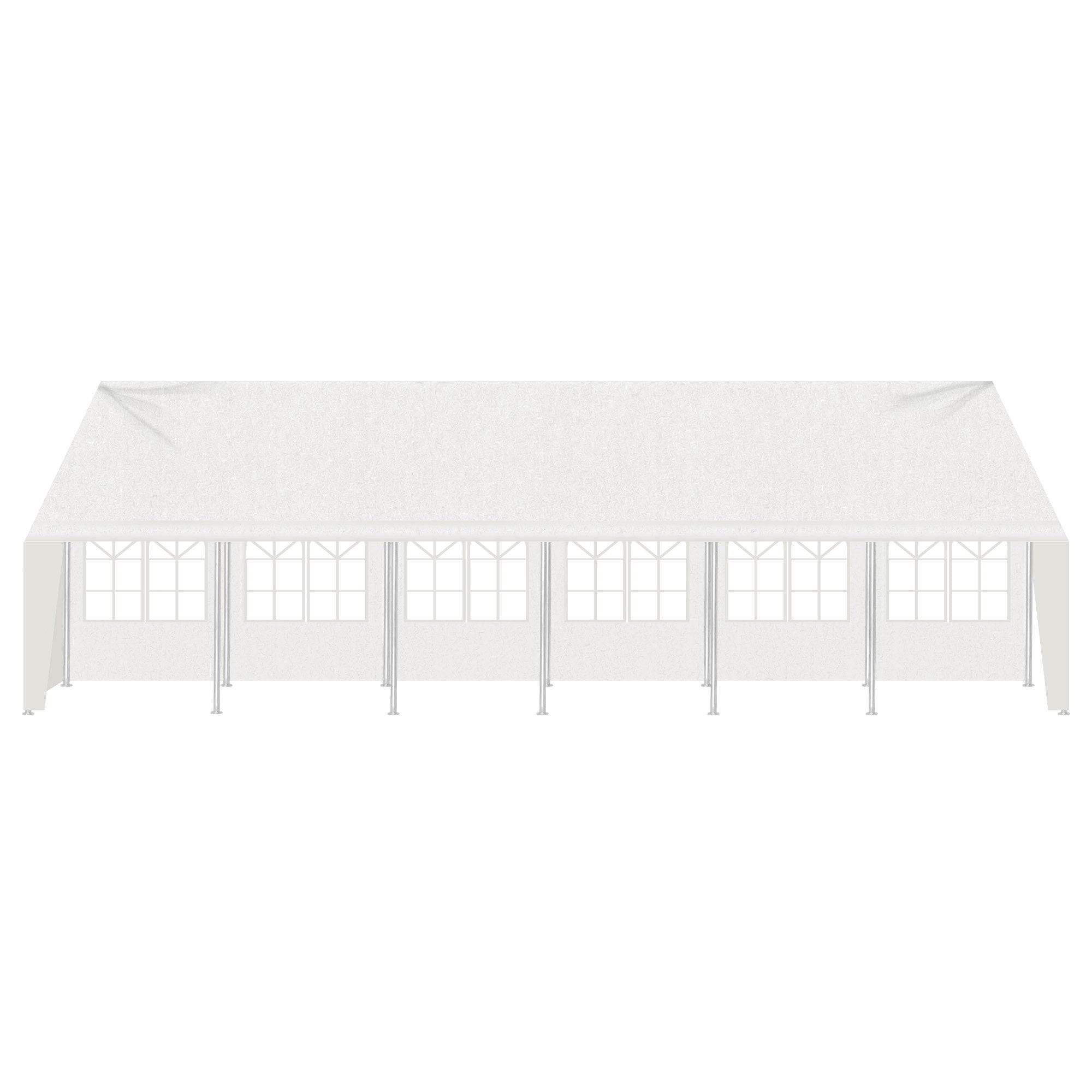 Waterproof 12m x 6m Outdoor Event Marquee Tent, Steel Frame