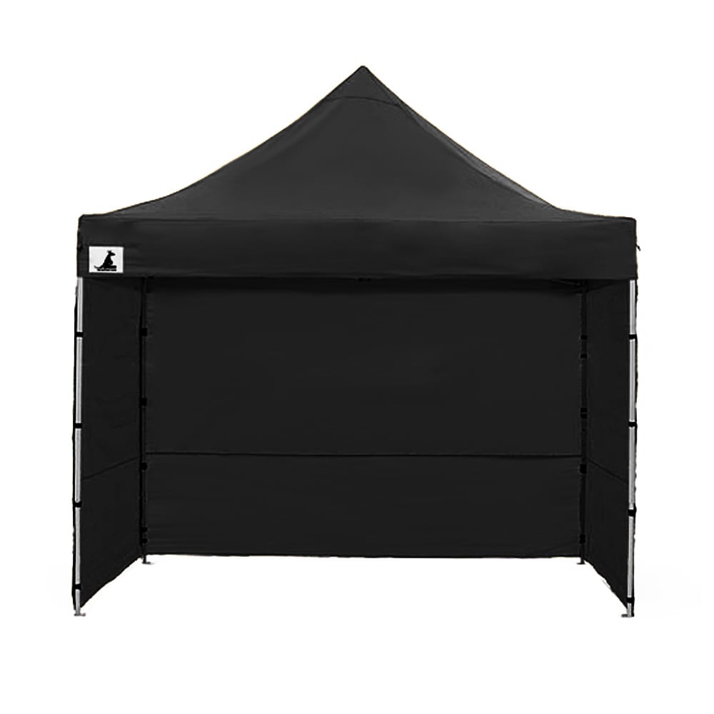 Heavy Duty 3x3 Pop-Up Gazebo Tent, Black, Wallaroo