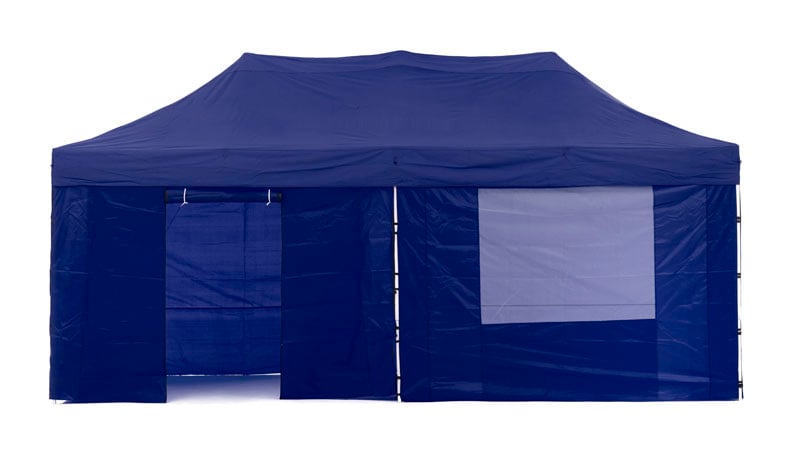 Wallaroo 3x6m Pop-Up Gazebo Tent Marquee Blue