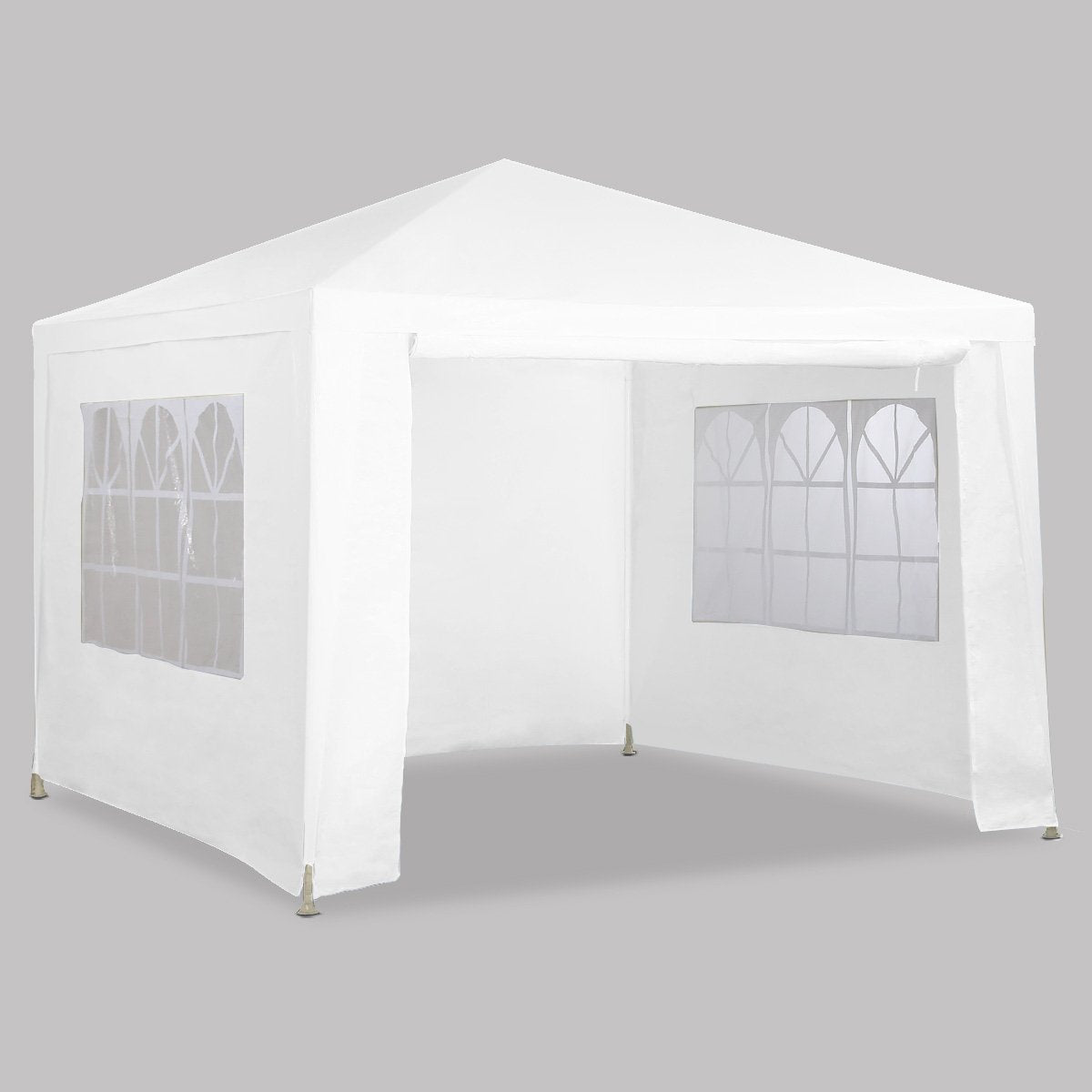 Durable 3x3m UV Resistant Outdoor Gazebo Tent - White