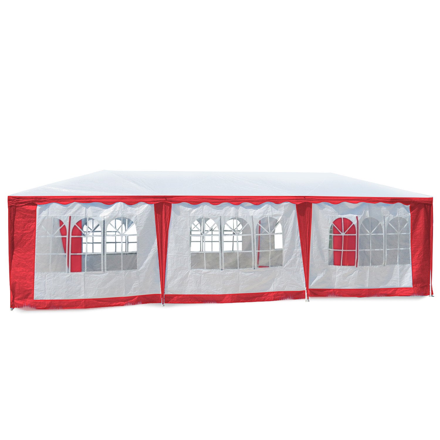 UV Resistant 4x8m Event Marquee Tent, Red - Wallaroo