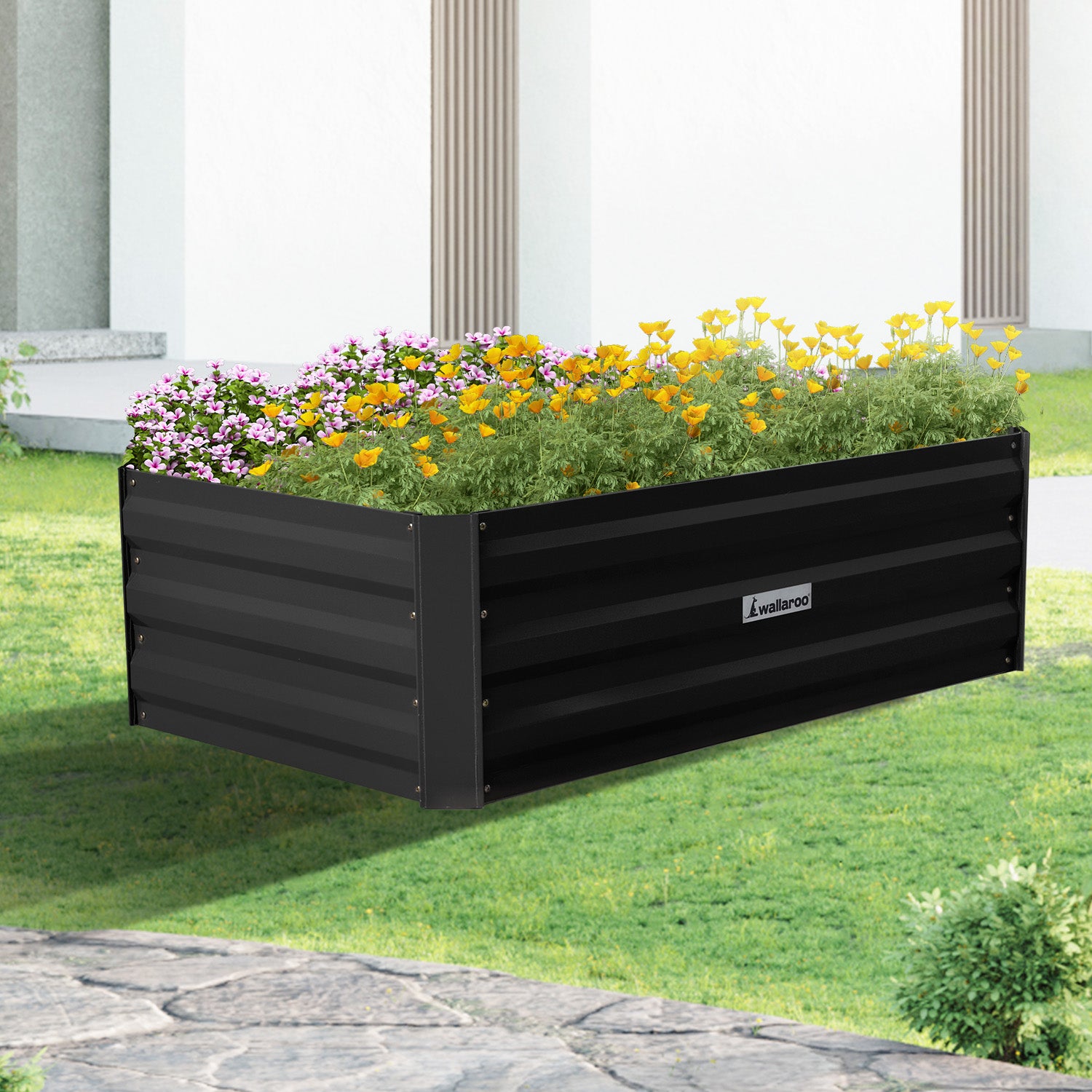 Corrosion-Resistant Galvanized Garden Bed 100x60x30cm Wallaroo