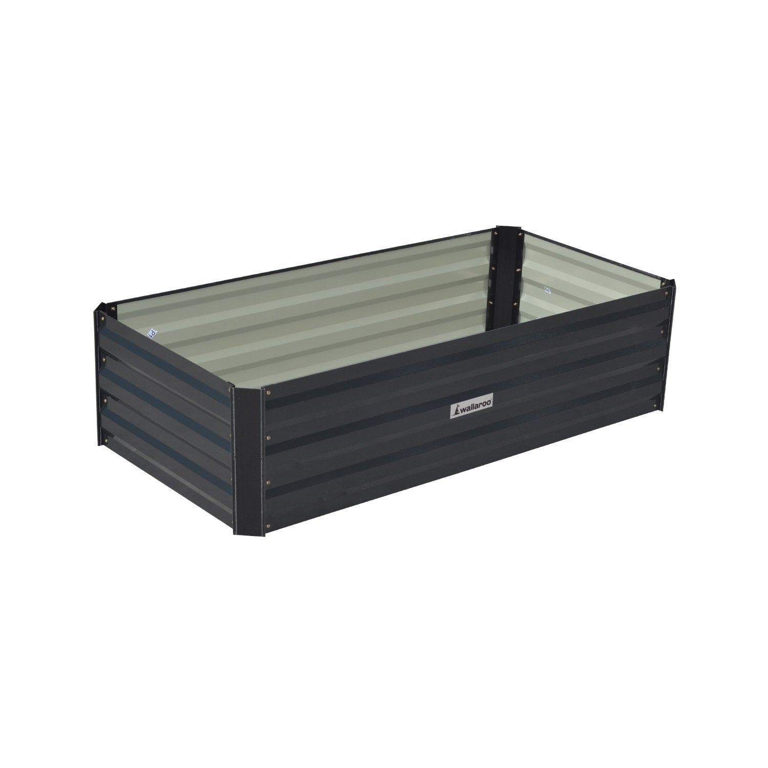 Corrosion-Resistant Garden Bed, Galvanized Steel, Wallaroo