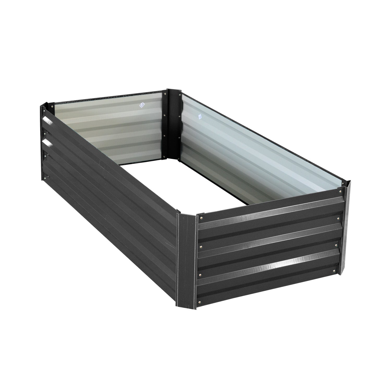 Corrosion-Resistant Garden Bed, Galvanized Steel, Wallaroo