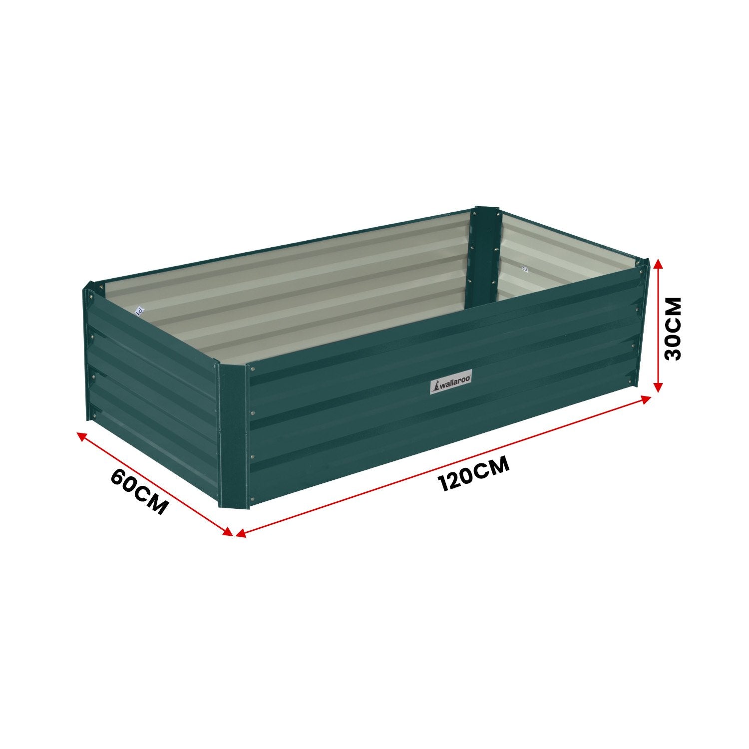 Quick Assembly Corrosion Resistant Galvanized Steel Garden Bed - Wallaroo