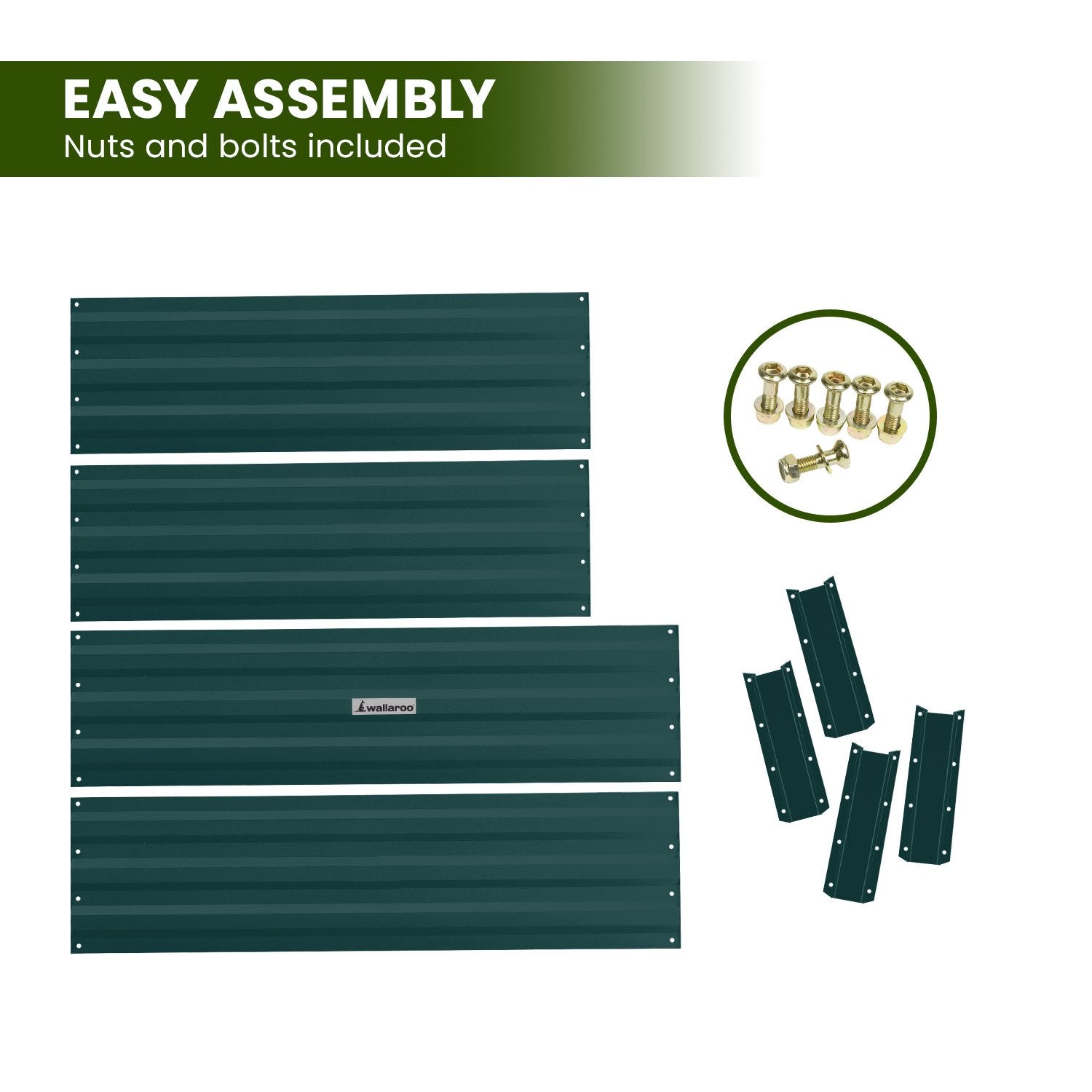 Quick Assembly Corrosion Resistant Galvanized Steel Garden Bed - Wallaroo