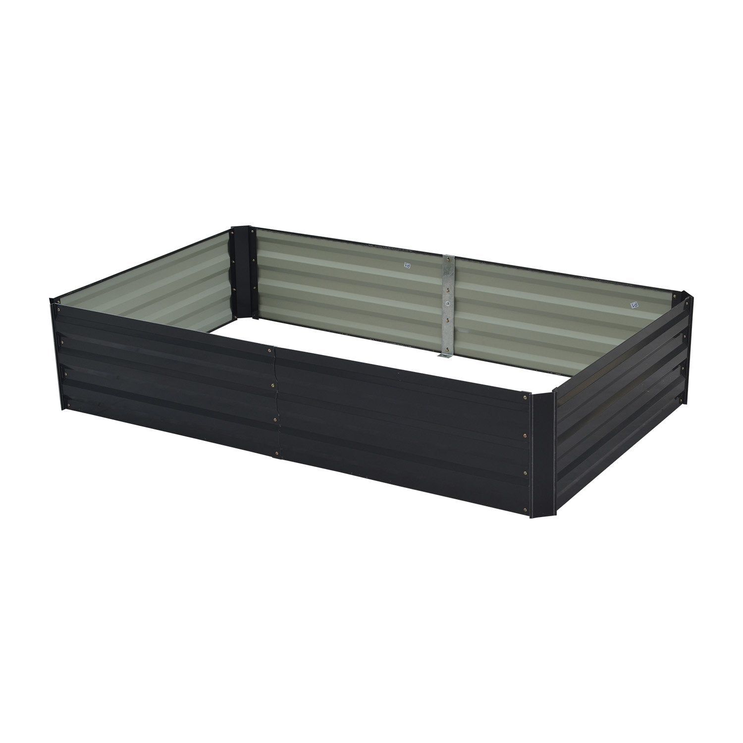 Corrosion-Resistant Galvanized Steel Garden Bed 150x90x30cm - Wallaroo