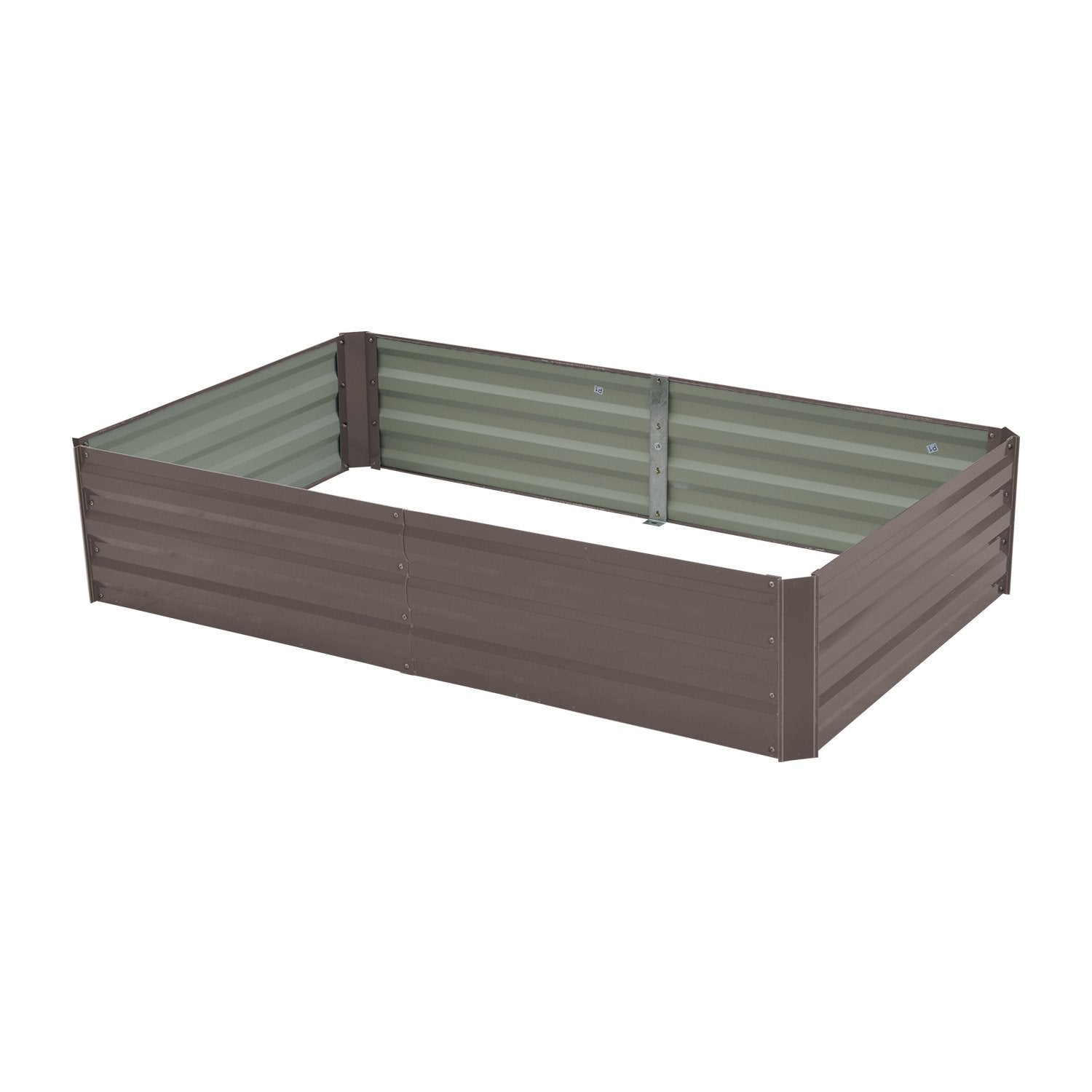 Corrosion-Resistant Galvanized Steel Garden Bed 150x90x30cm Wallaroo