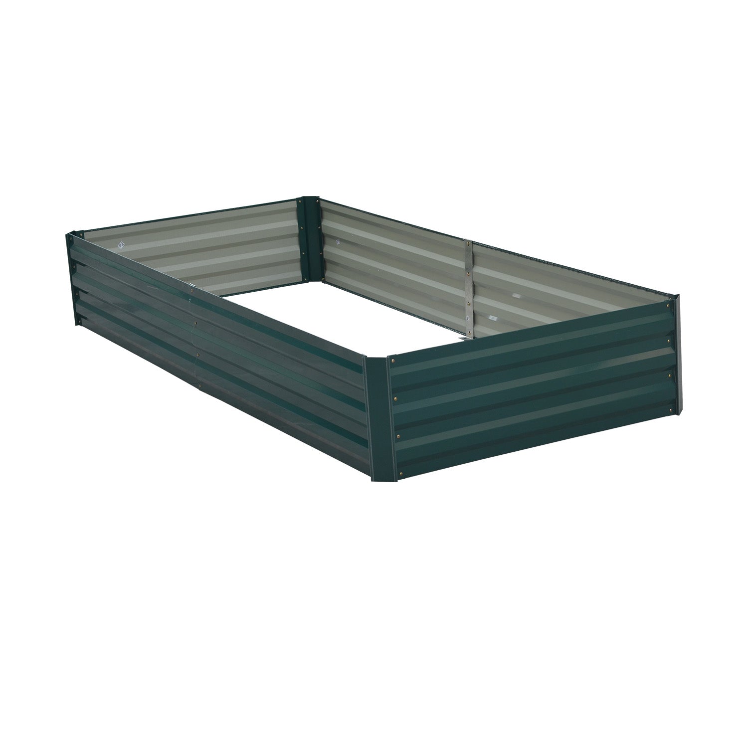 Corrosion Resistant Galvanized Garden Bed 210x90x30cm Wallaroo