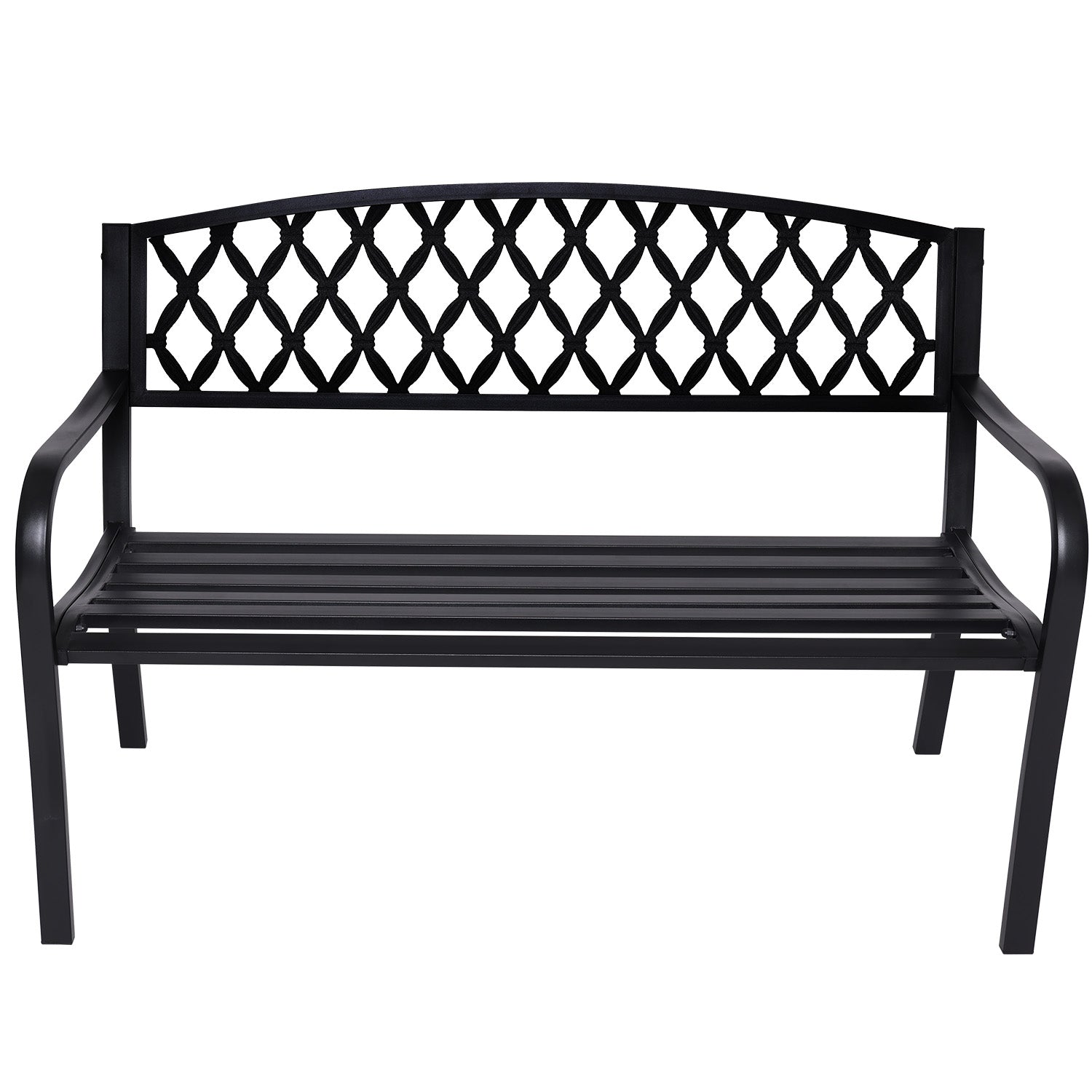 Weather-Resistant Steel Garden Bench - Seats 3, Wallaroo