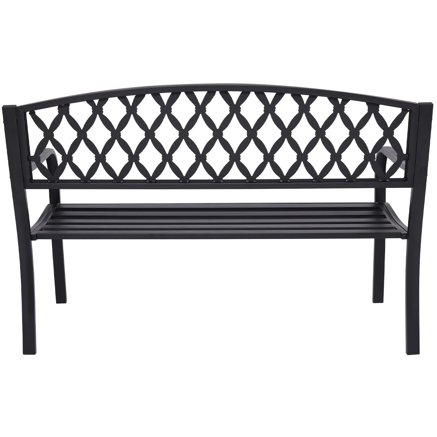 Weather-Resistant Steel Garden Bench - Seats 3, Wallaroo