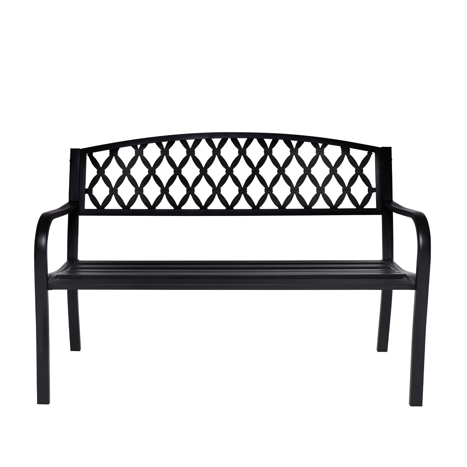 Weather-Resistant Steel Garden Bench - Seats 3, Wallaroo