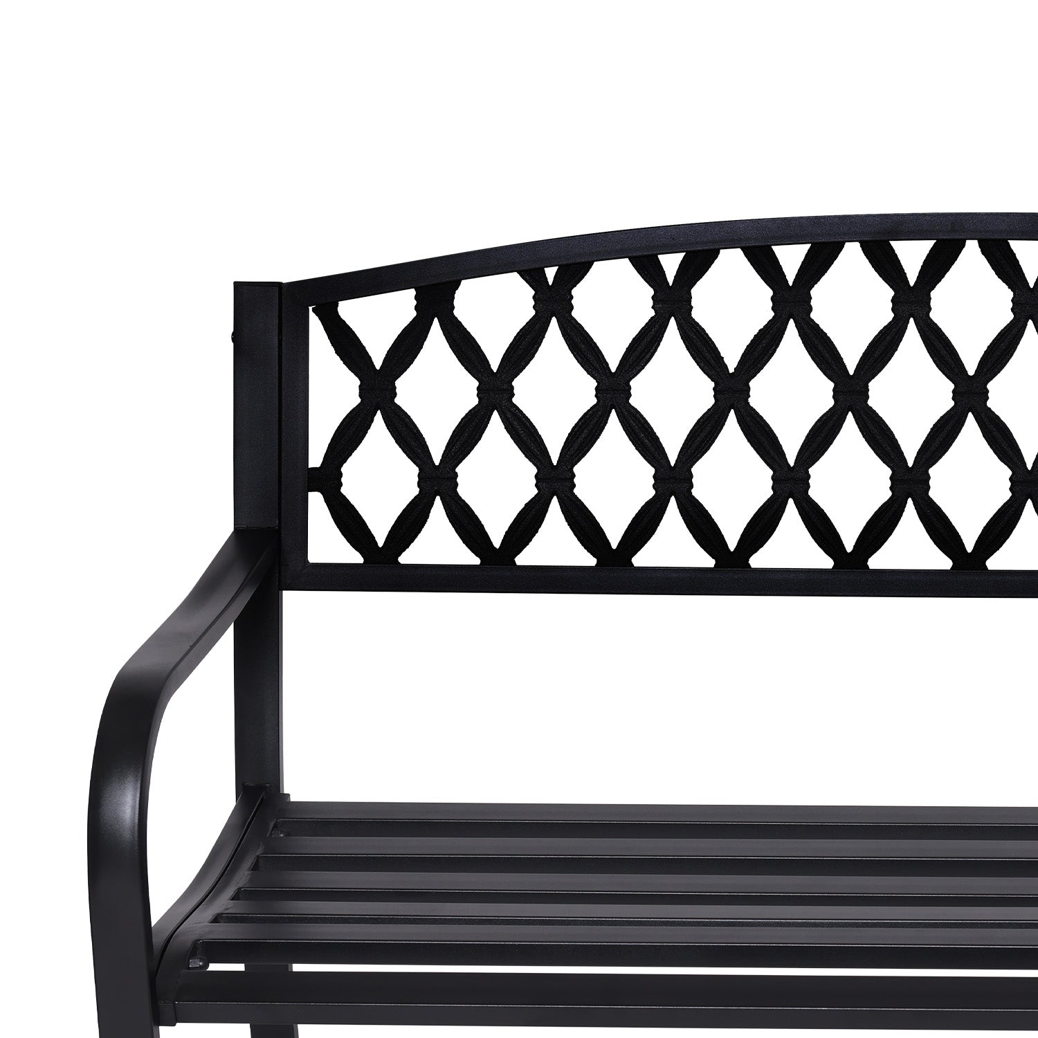 Weather-Resistant Steel Garden Bench - Seats 3, Wallaroo