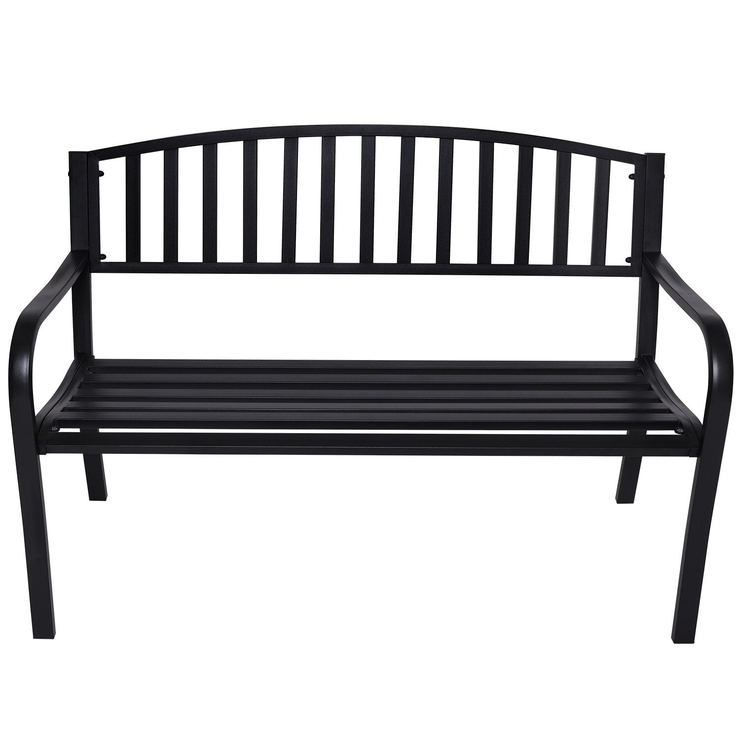 Weather-Resistant Steel Garden Bench, 3-Seater - Wallaroo