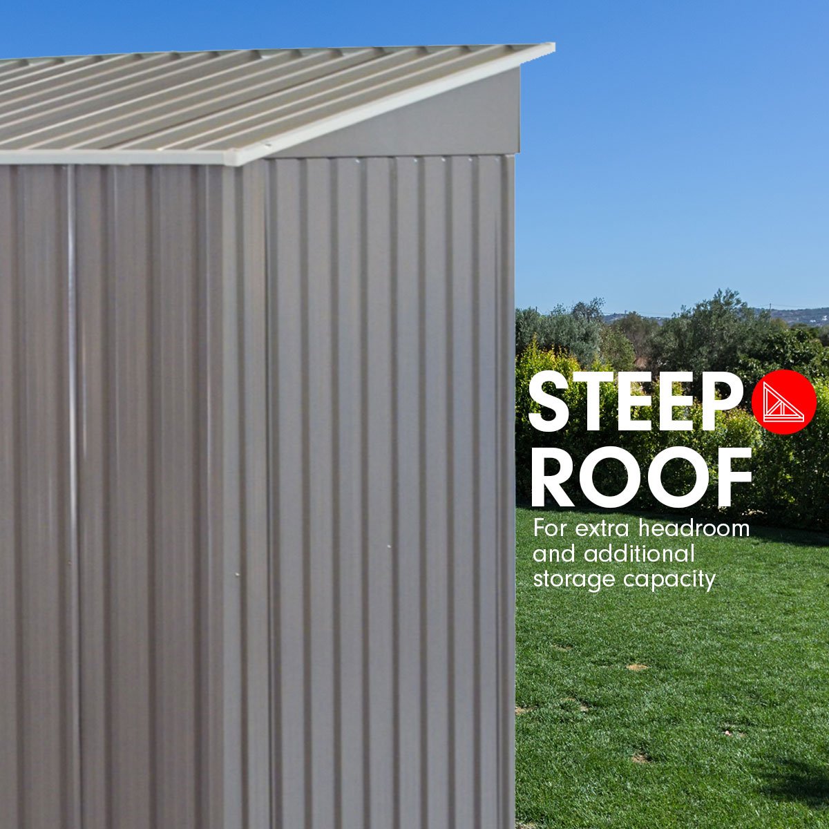 Rust-Resistant 4x6 Garden Shed with Ventilation & Sliding Doors