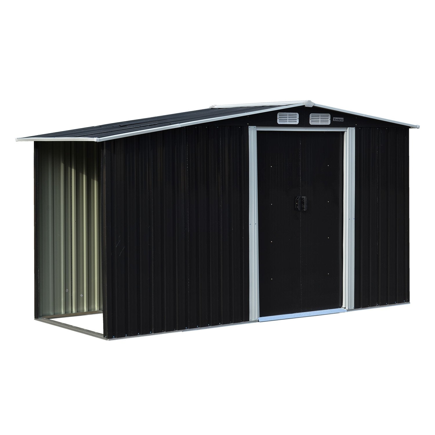 Corrosion-Resistant Garden Shed 4x8FT with Storage, Wallaroo