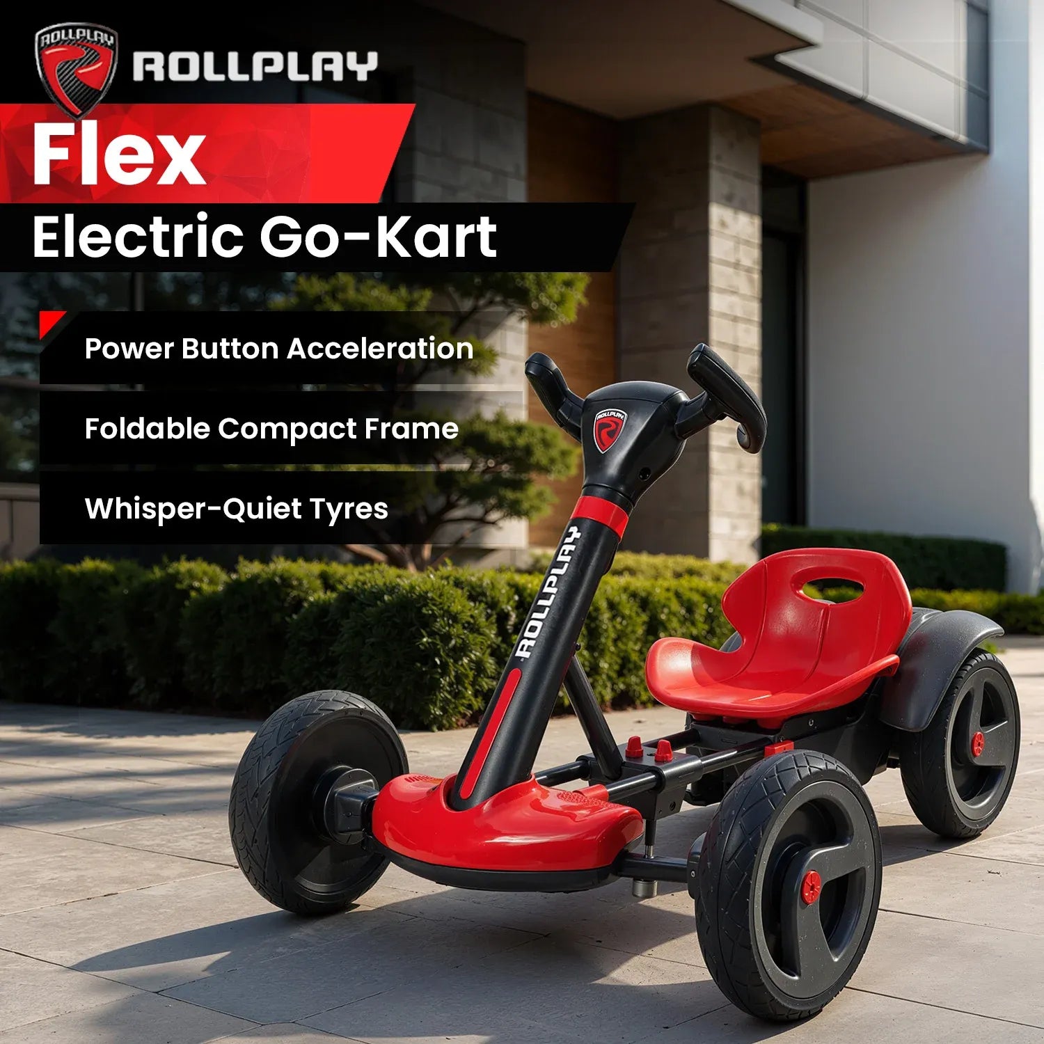Kahuna Rollplay Flex Kart 6V Electric Ride-On Foldable Kids Racing Go Kart