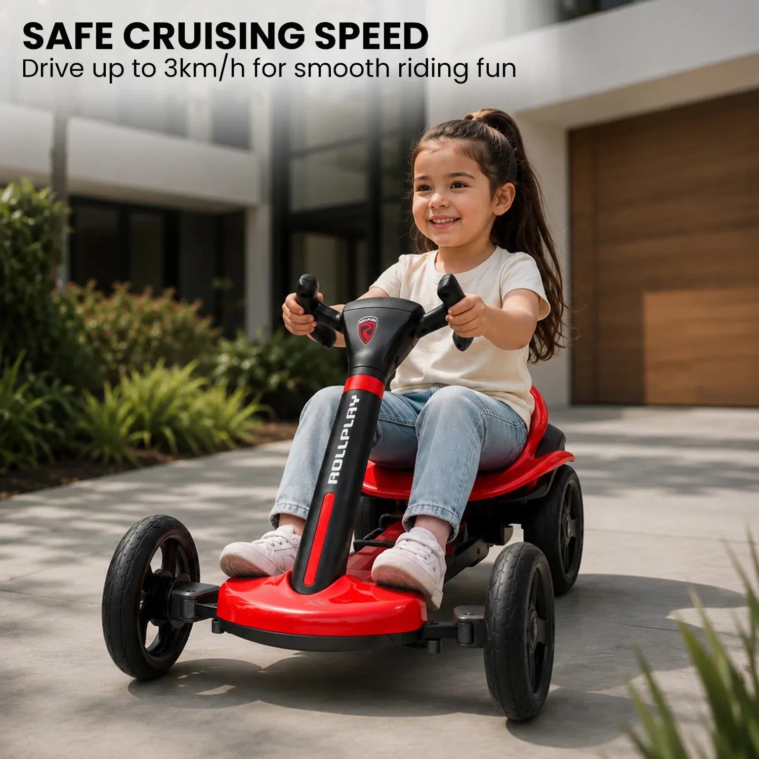 Kahuna Rollplay Flex Kart 6V Electric Ride-On Foldable Kids Racing Go Kart