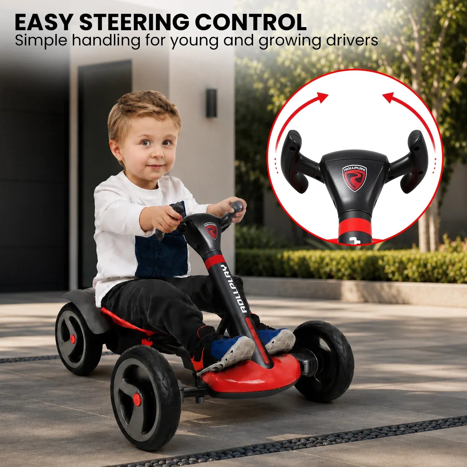 Kahuna Rollplay Flex Kart 6V Electric Ride-On Foldable Kids Racing Go Kart