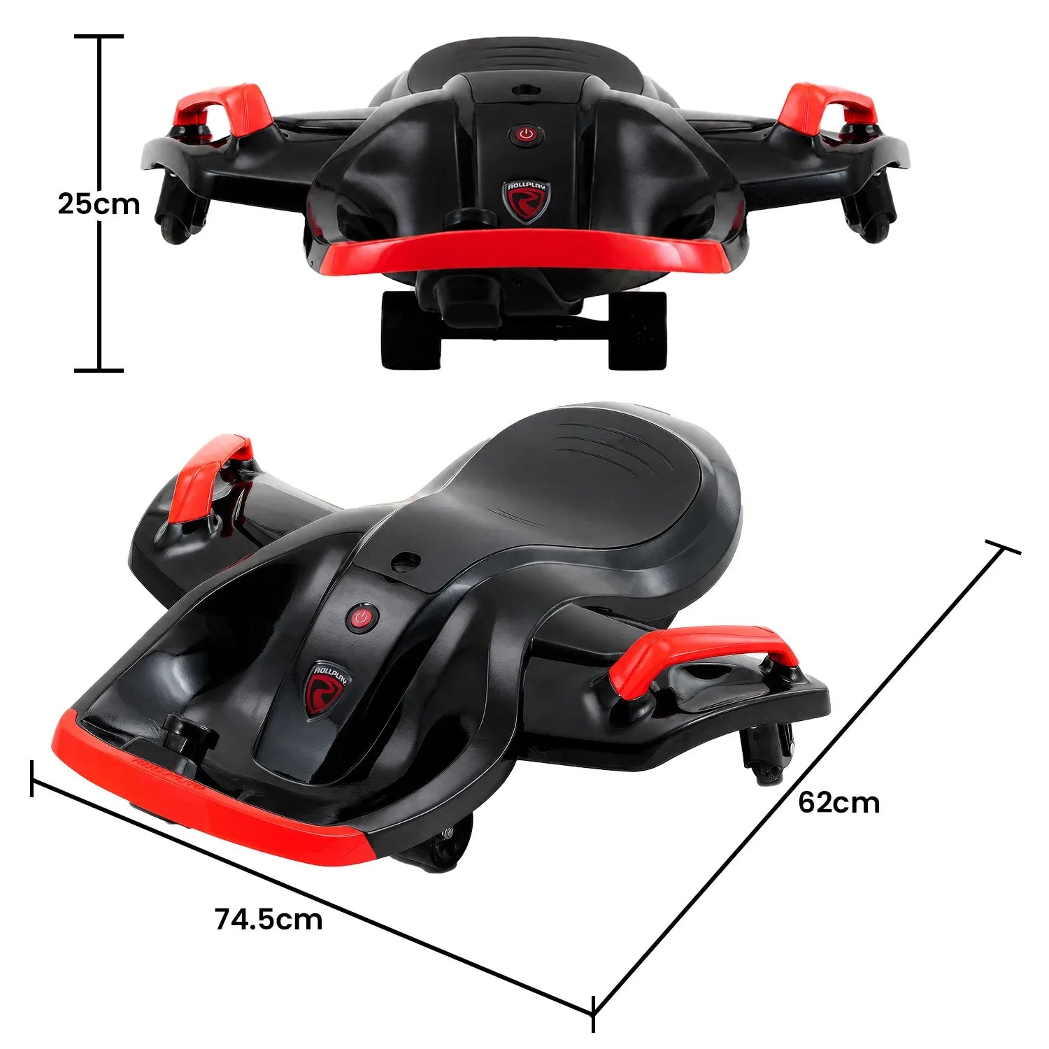 Kahuna Rollplay Nighthawk Bolt 12V Electric Ride-On Go Kart for Kids