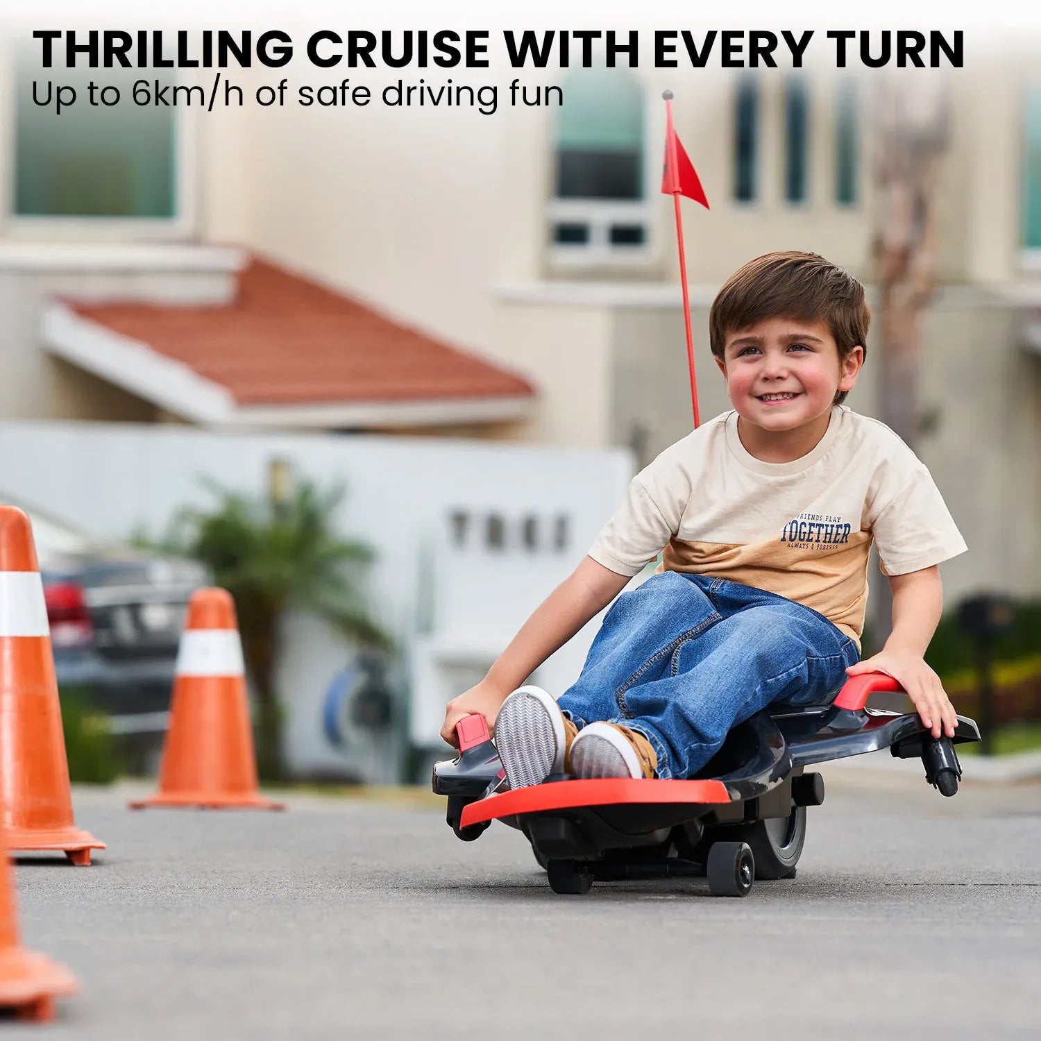 Kahuna Rollplay Nighthawk Bolt 12V Electric Ride-On Go Kart for Kids