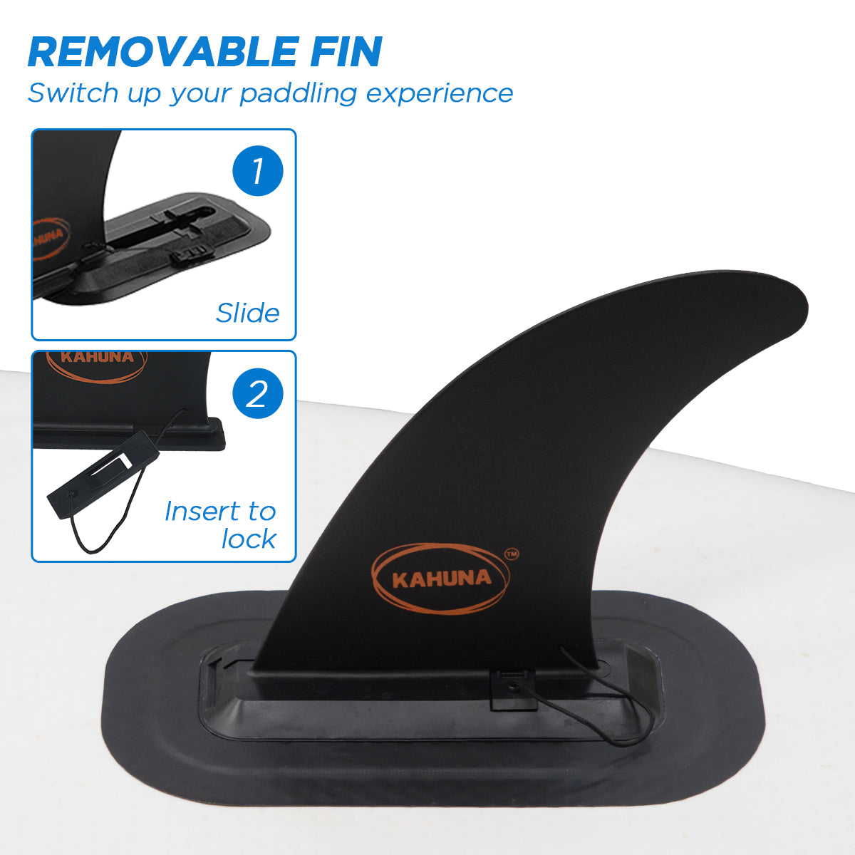 Heavy-Duty Nylon Fin for SUP Stability, Kahuna Hana