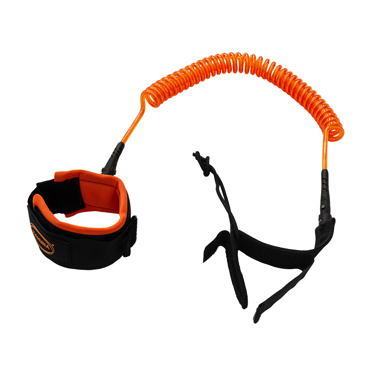 Ultra-Strong Coiled SUP Leash with Padded Cuff - Kahuna Hana