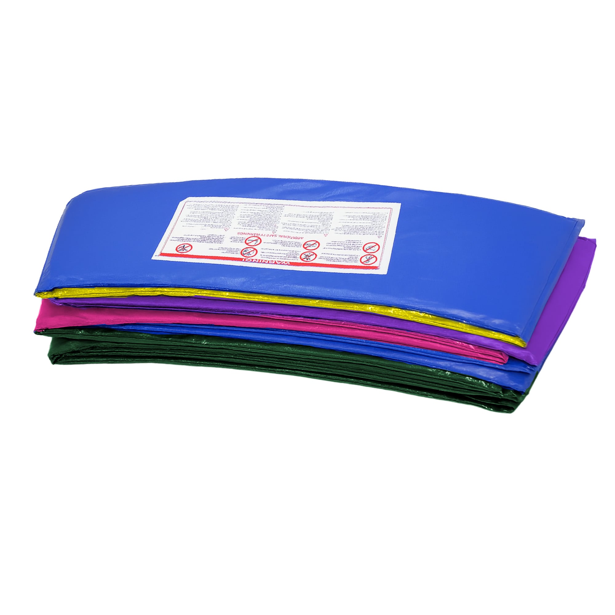 Kahuna 12ft Replacement Trampoline Safety Pad Cover and Jumping Spring Mat - Rainbow