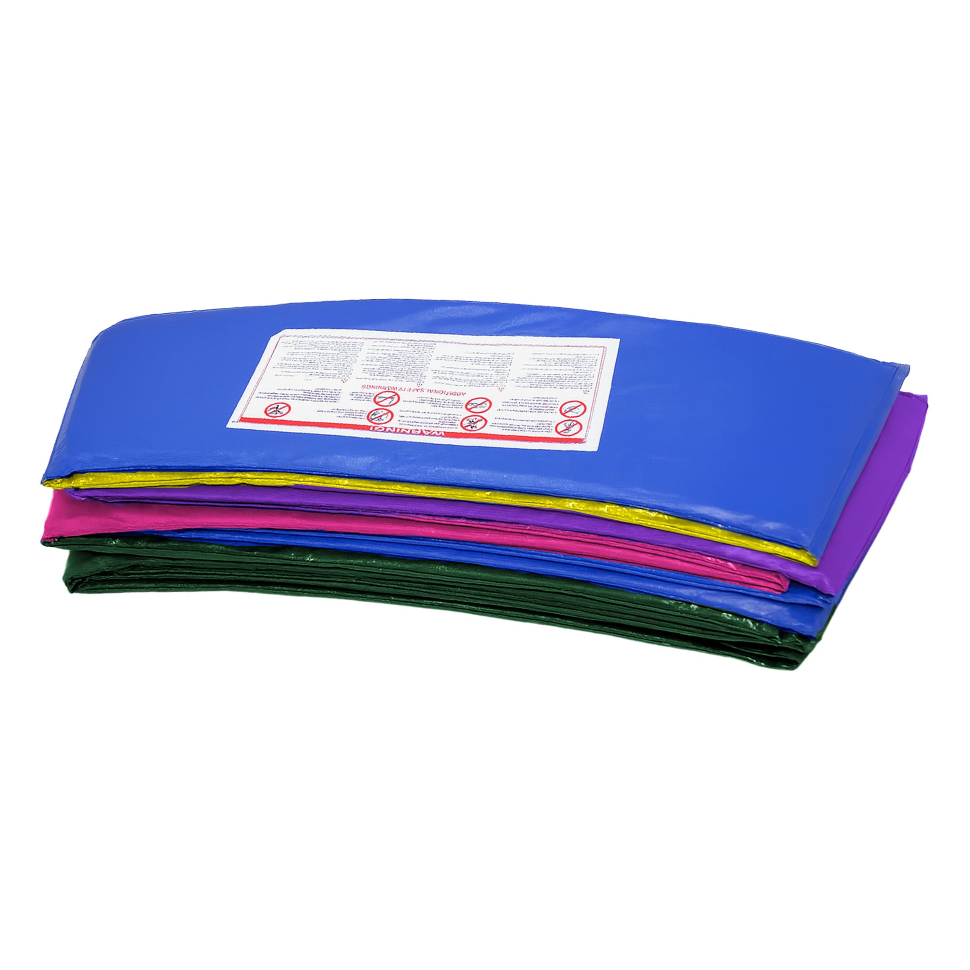 Kahuna 16ft Trampoline Pad and Net - Rainbow