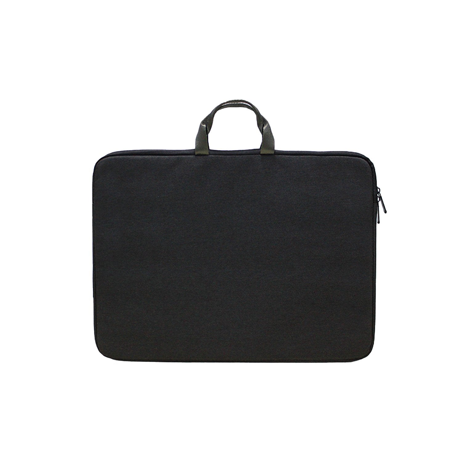 Water-Resistant 15.6” Laptop Sleeve Bag w/ Handles, Black