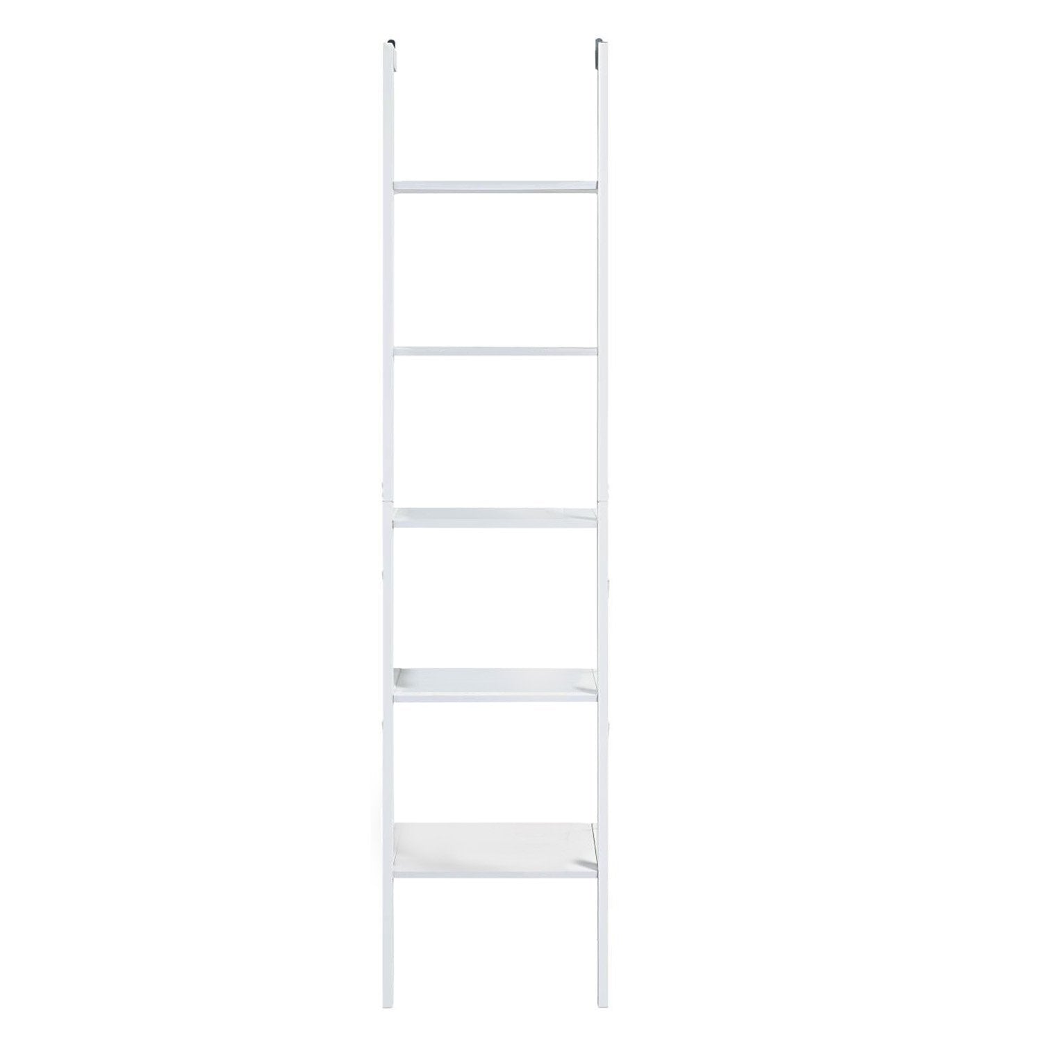 Amelia 5-Tier Ladder Shelf White