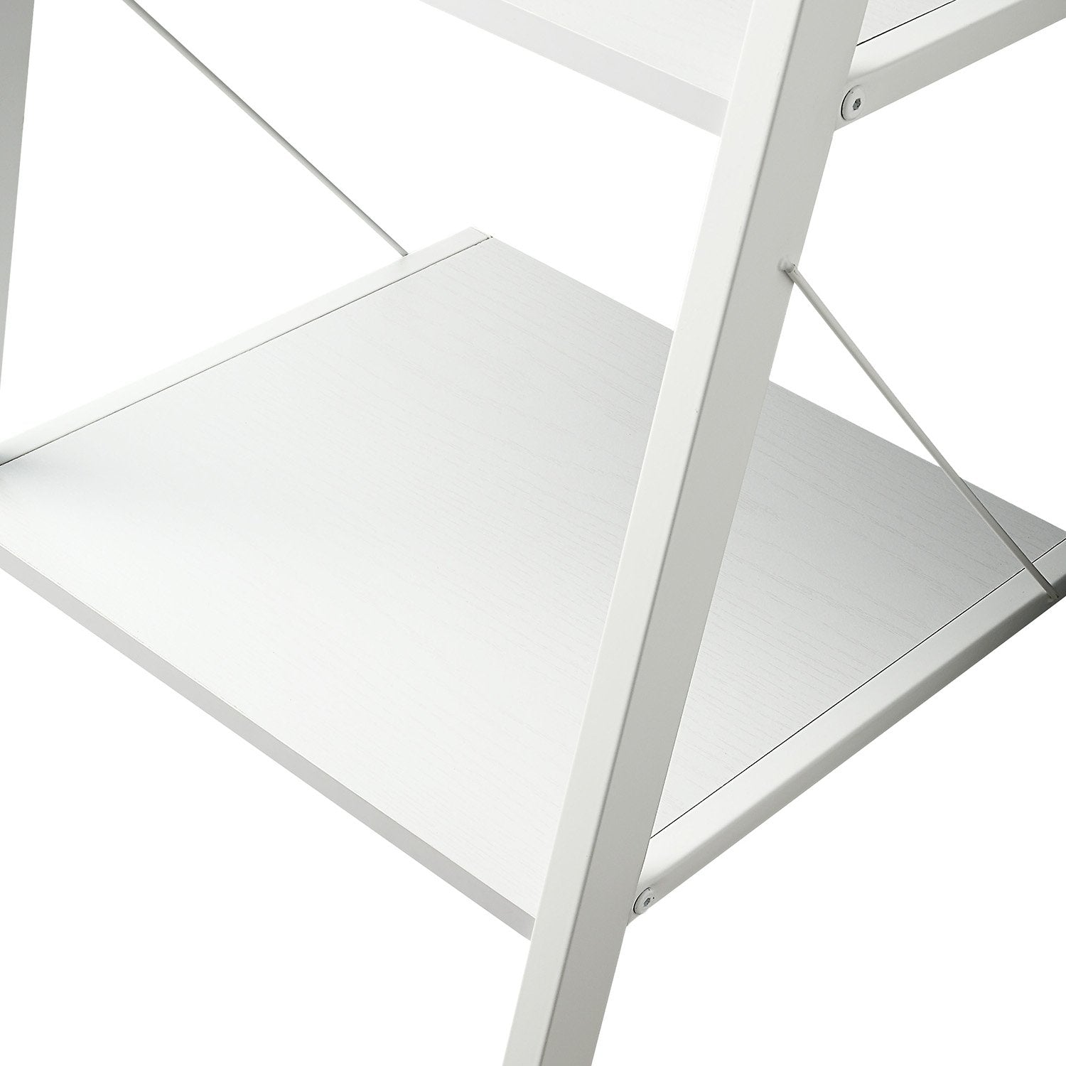 Amelia 5-Tier Ladder Shelf White