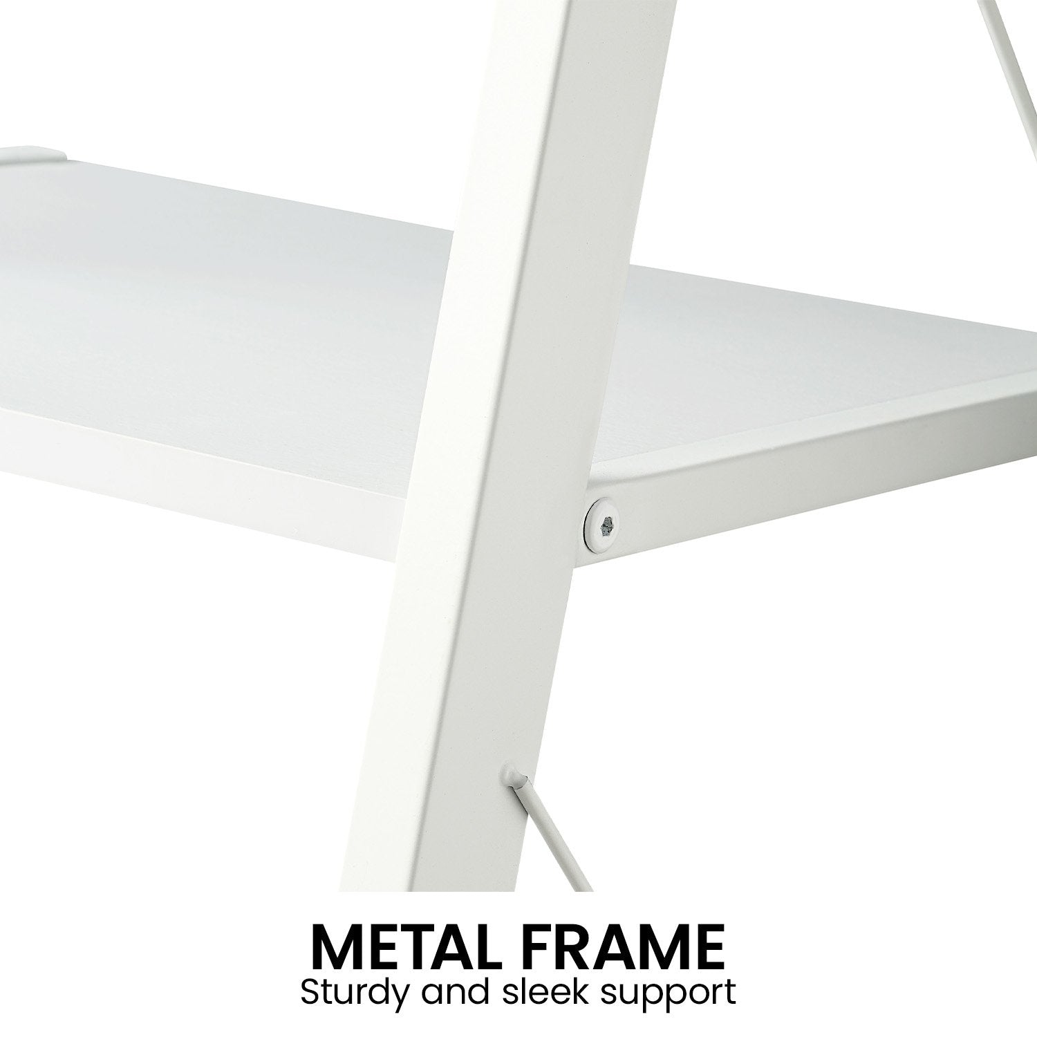 Amelia 5-Tier Ladder Shelf White