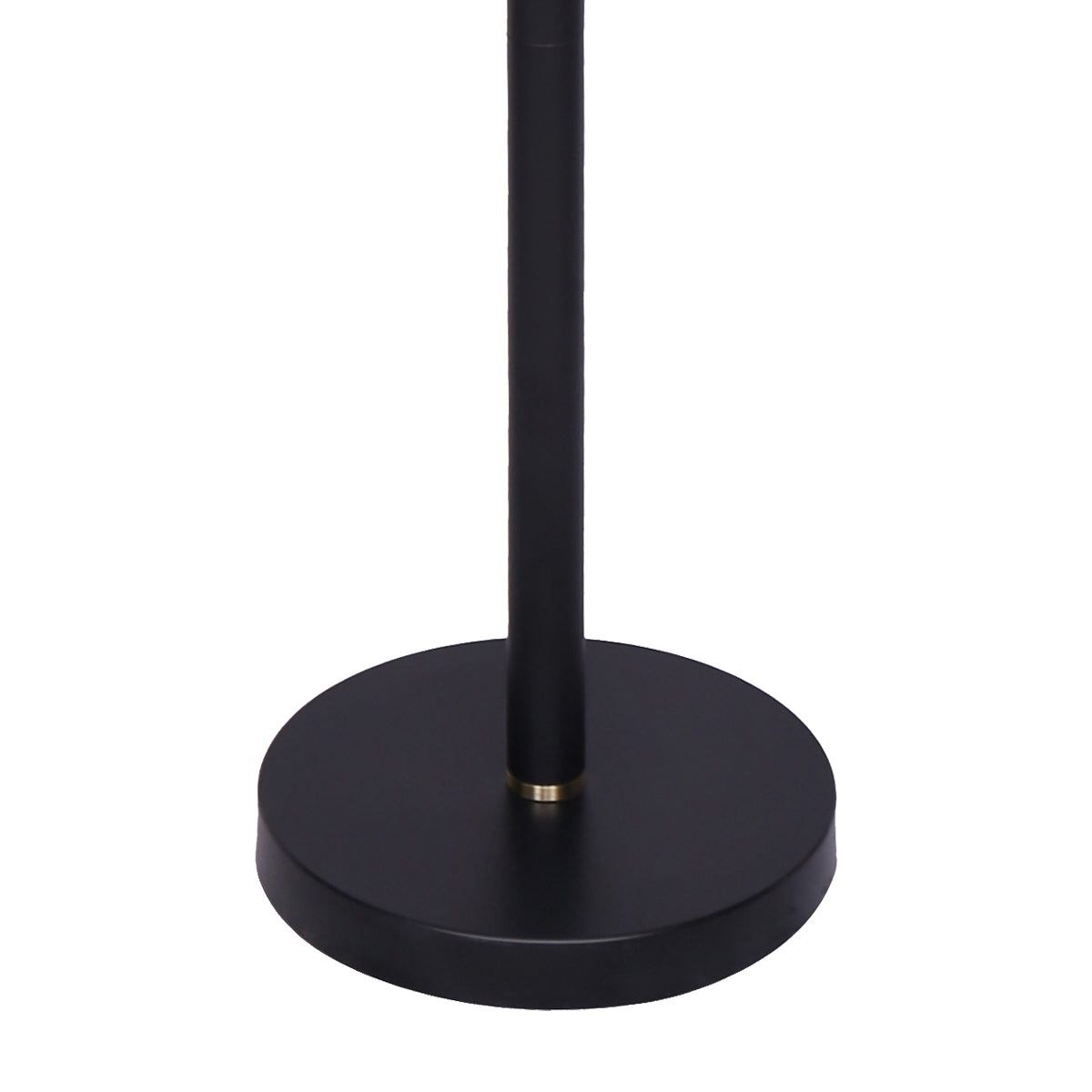 Adjustable 3-Arm Arc Lamp with Gold Finish & Black Base