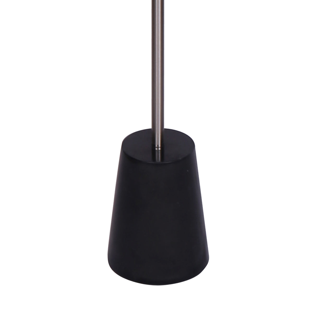 Metal Floor Lamp with Black Marble Base, Linen Shade – Sarantino