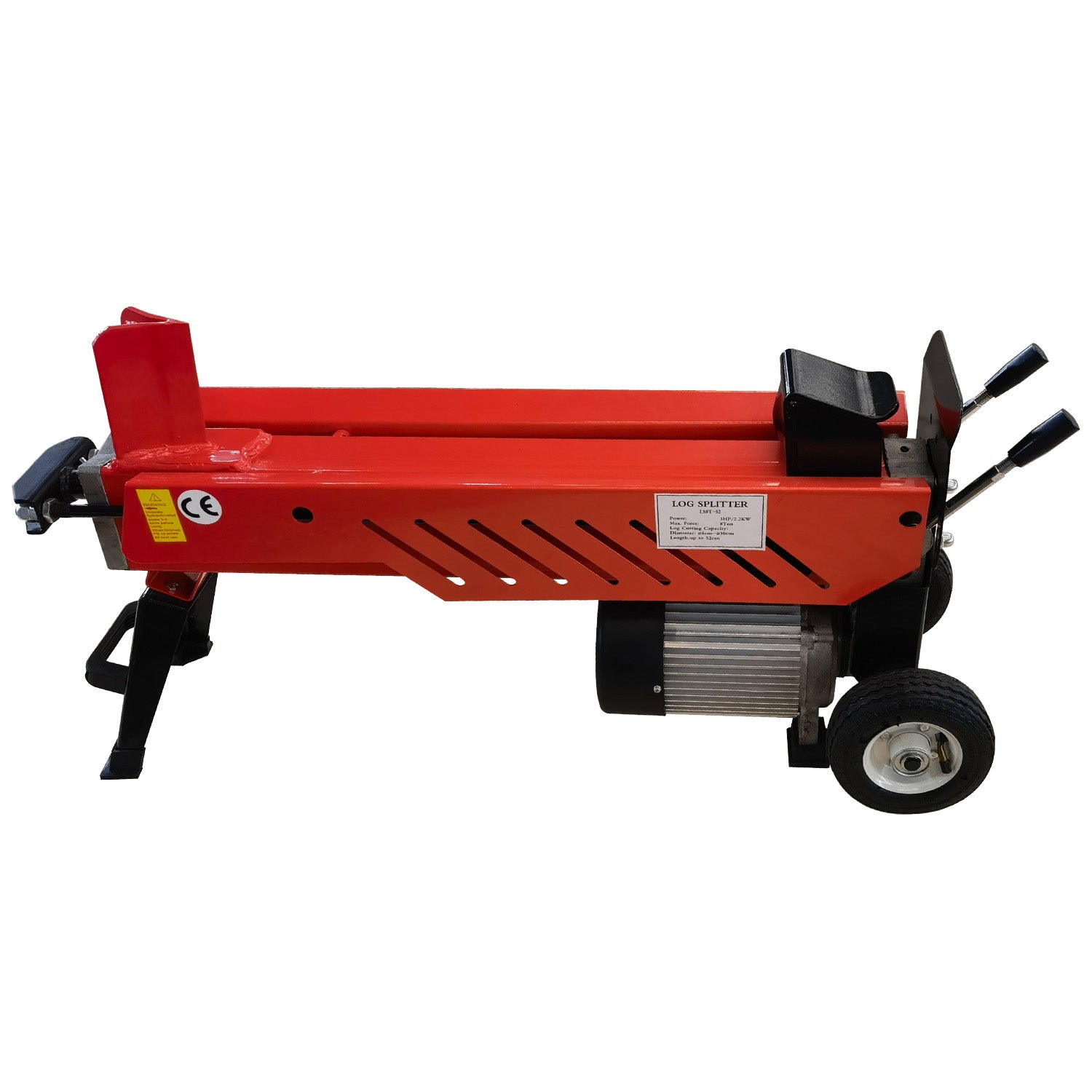 8-Ton Electric Hydraulic Log Splitter, 2.2kW Steel, Yukon