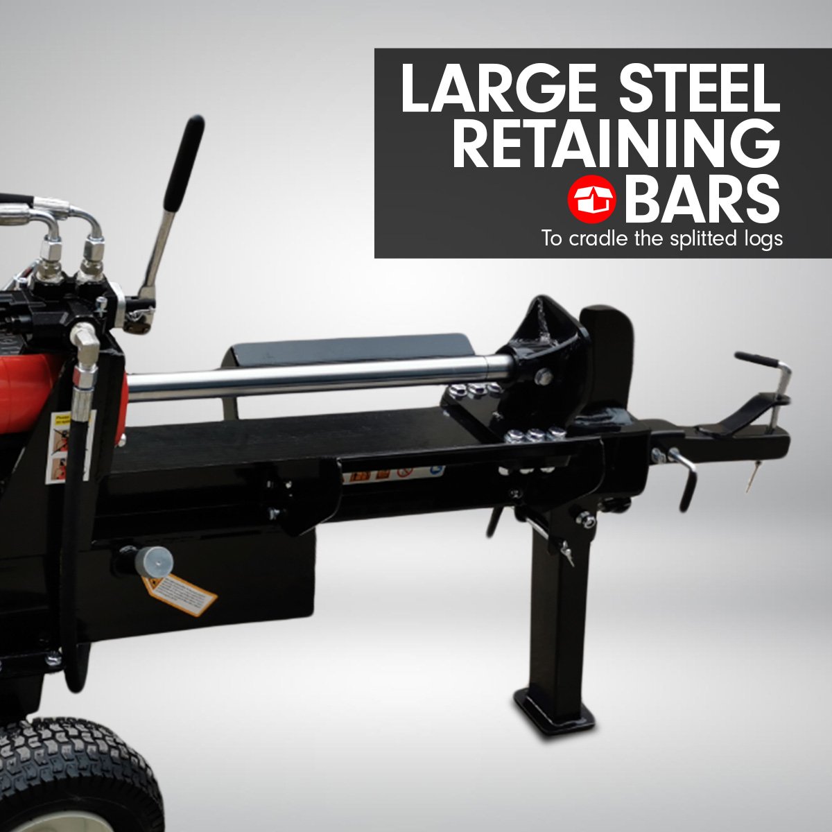 Yukon 18 Ton Petrol Log Splitter Hydraulic Wood Cutter