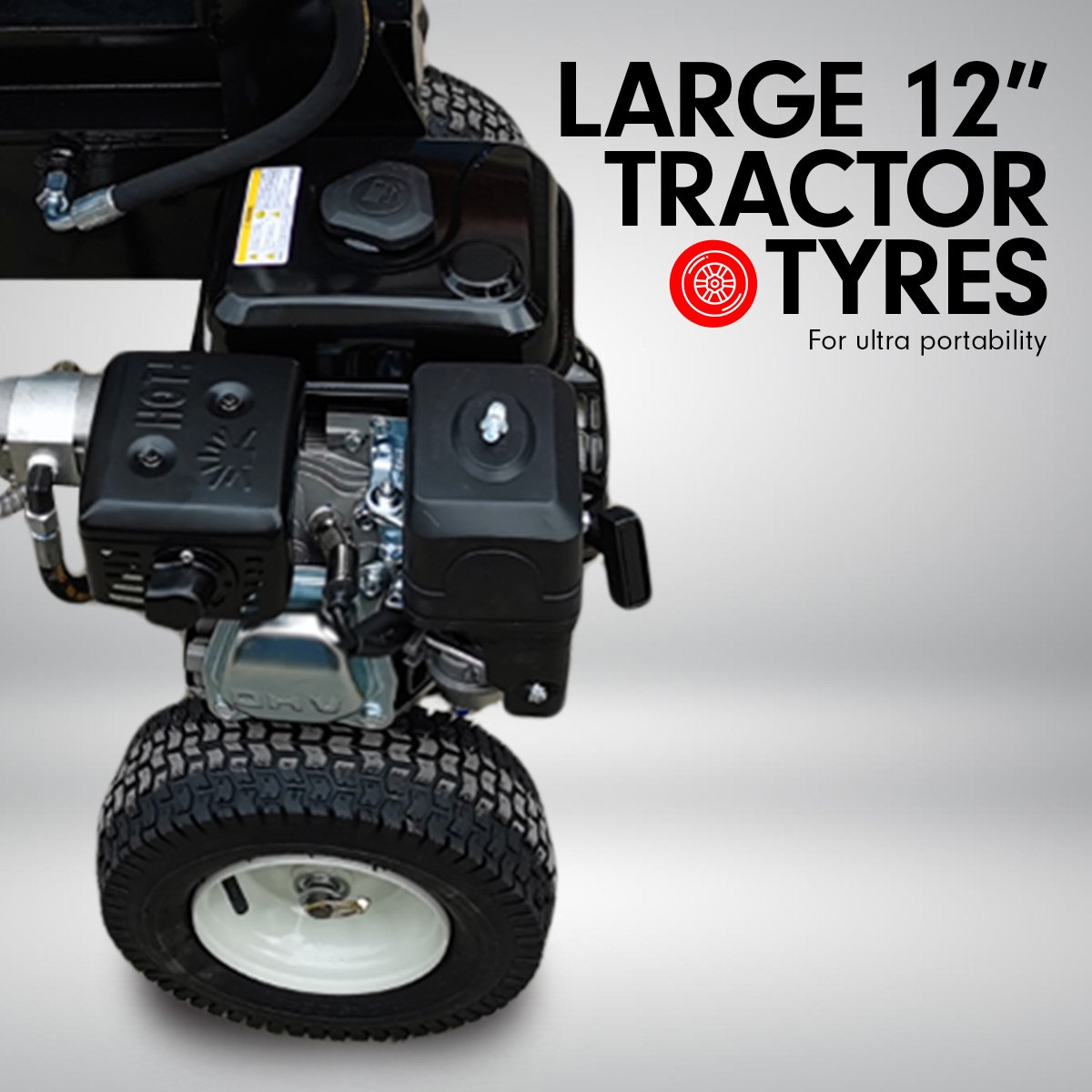 Yukon 18 Ton Petrol Log Splitter Hydraulic Wood Cutter