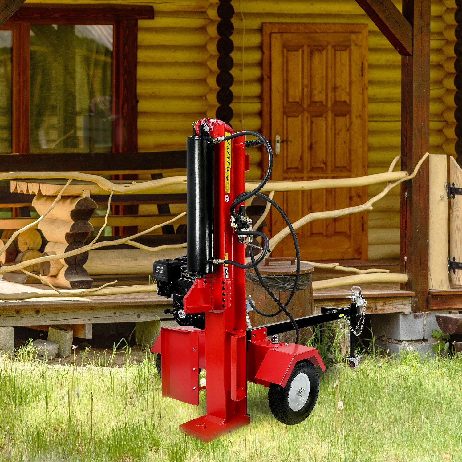 Yukon 60 Ton Hydraulic Log Splitter 420cc Petrol Engine