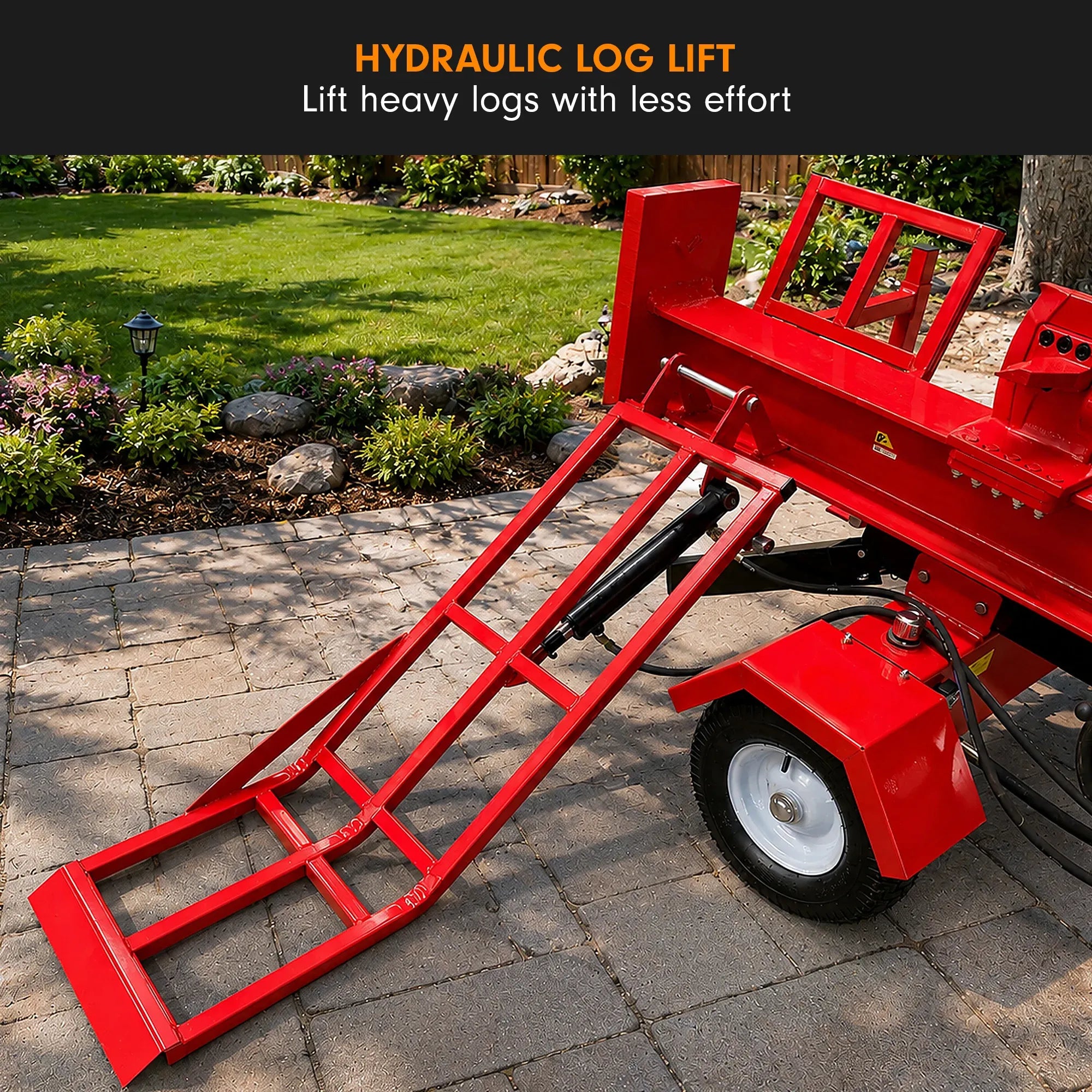 Yukon 60 Tonne Petrol Log Splitter with Hydraulic Lift 420cc