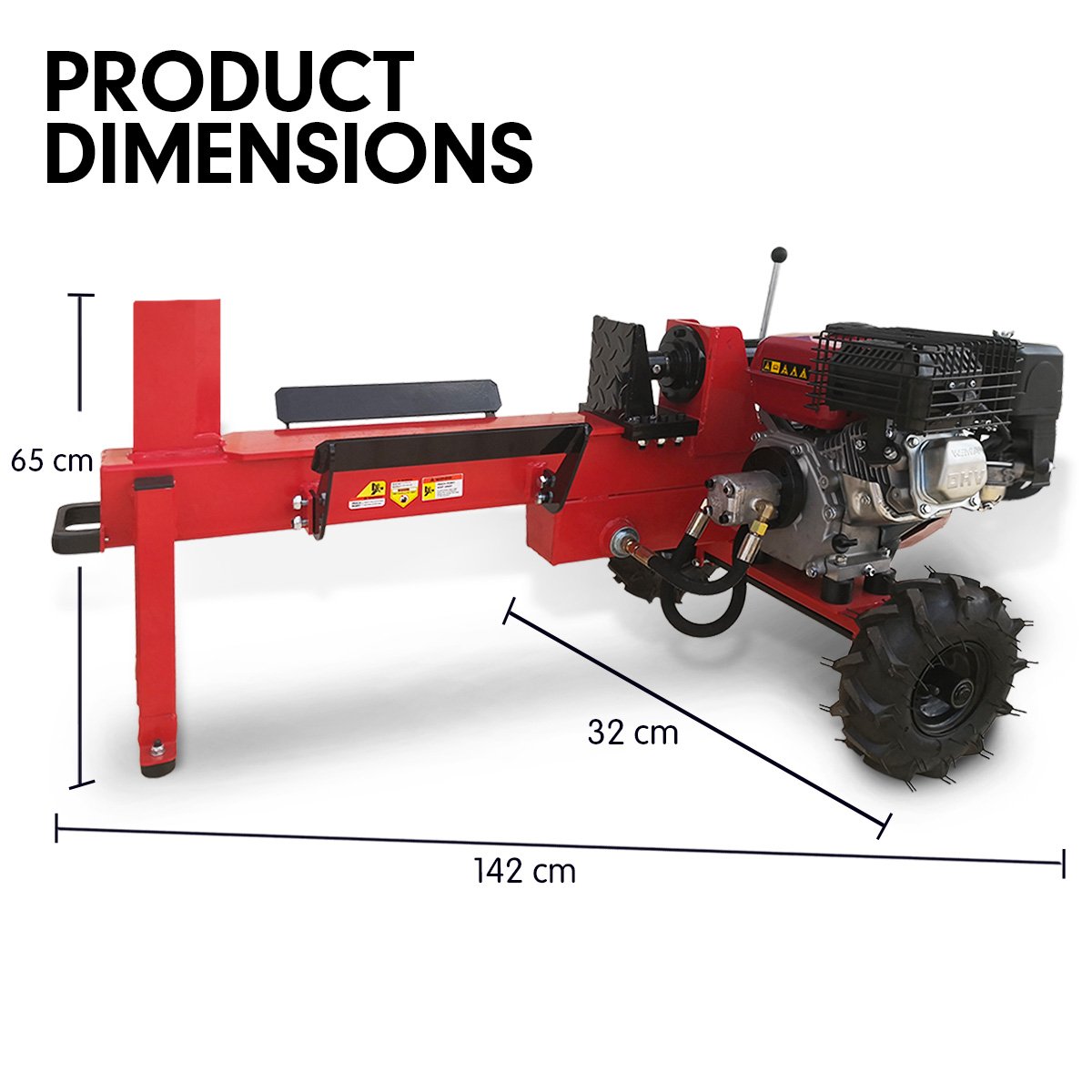 Yukon 15-Ton Petrol Log Splitter 196cc 4-Stroke