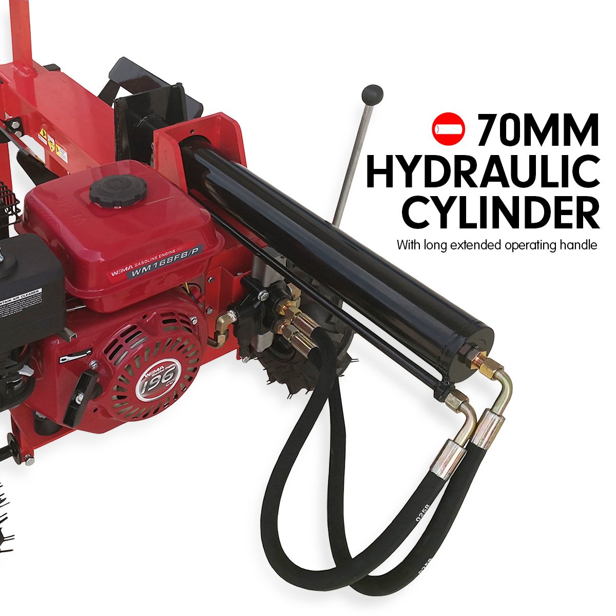 Yukon 15-Ton Petrol Log Splitter 196cc 4-Stroke
