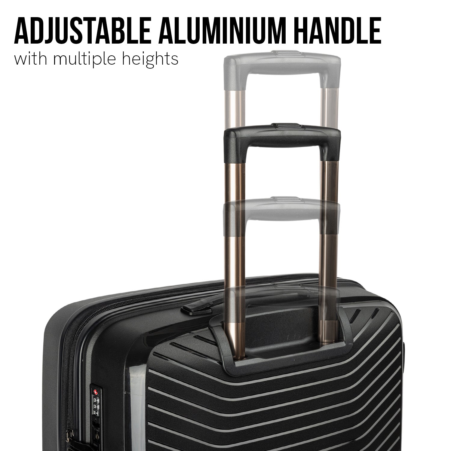 Lightweight 20in Hard Shell Suitcase, TSA Lock - Olympus Astra