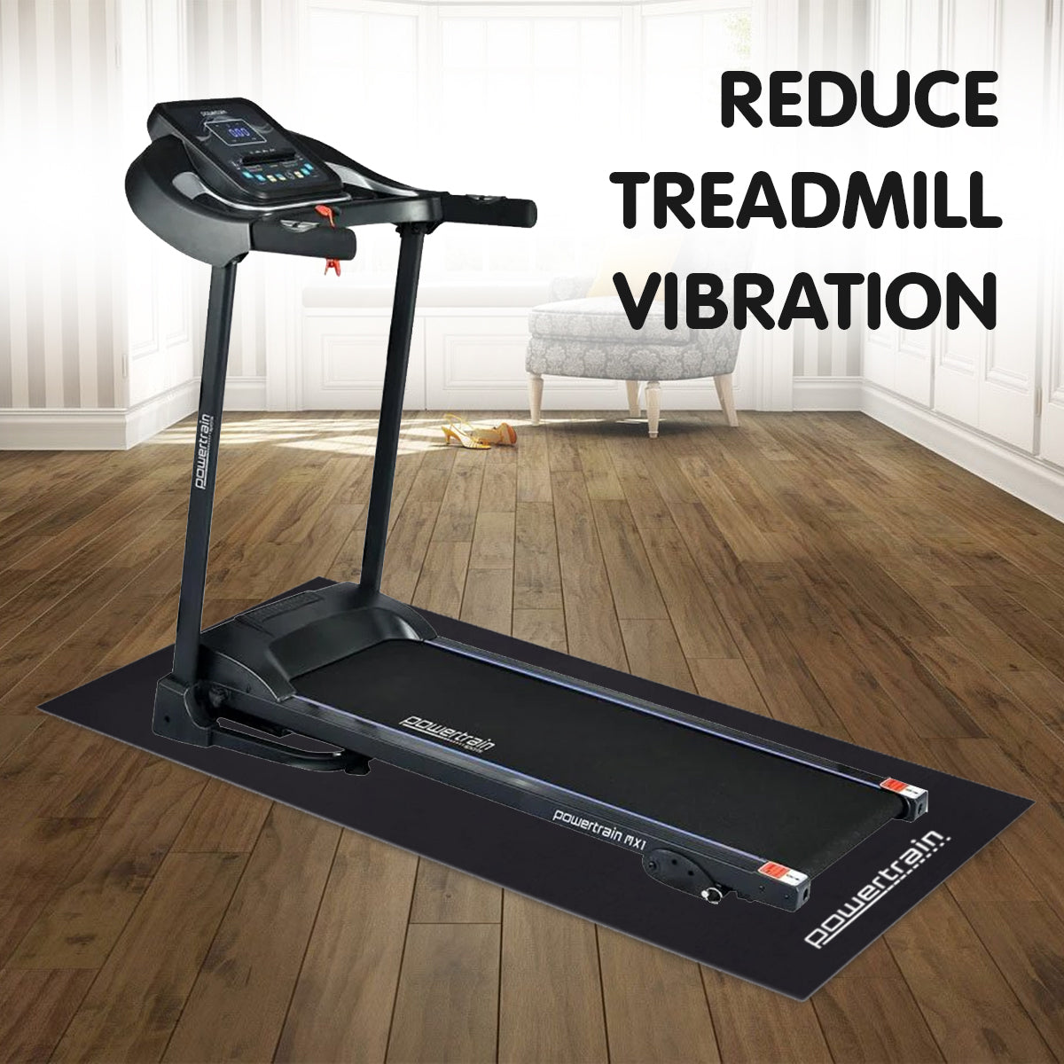 Thick Non-Slip Exercise Equipment Mat, 1.5m High-Density EVA