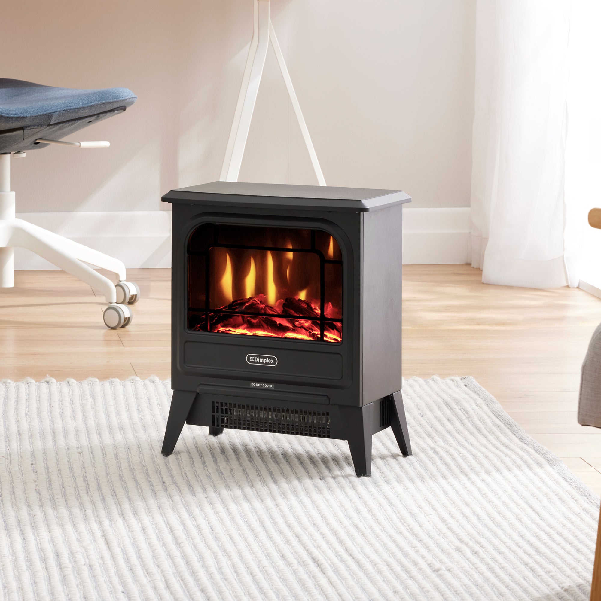 Dimplex 1.2kW MicroStove Optiflame Portable Electric Fire Stove