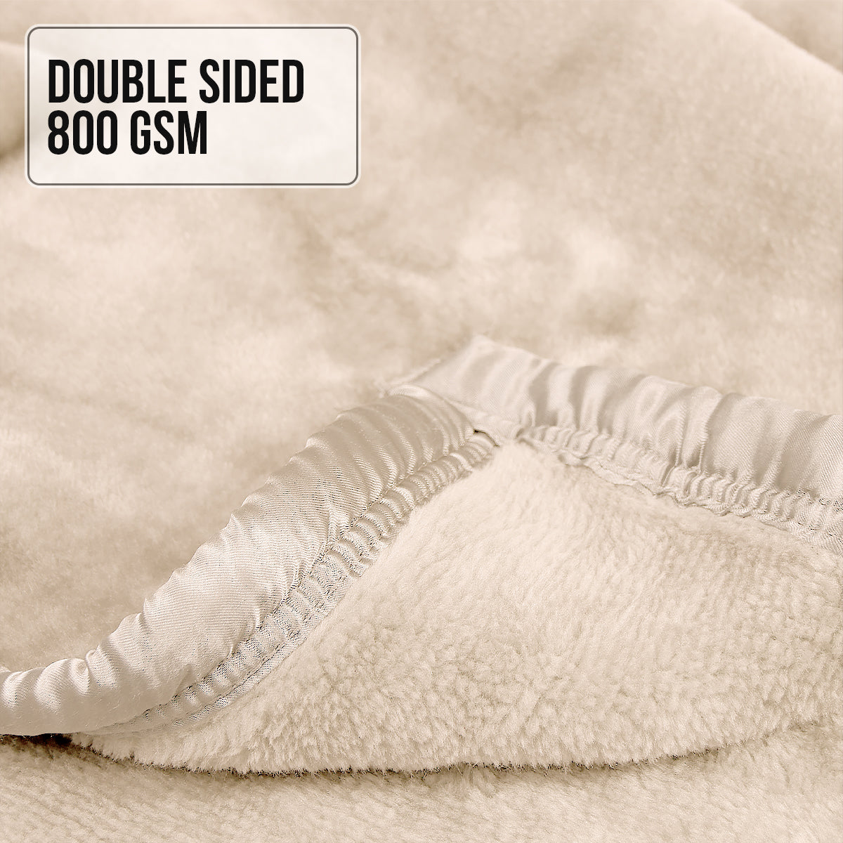 Extra Thick 800-GSM Faux Mink Double-Sided Throw Rug - Laura Hill