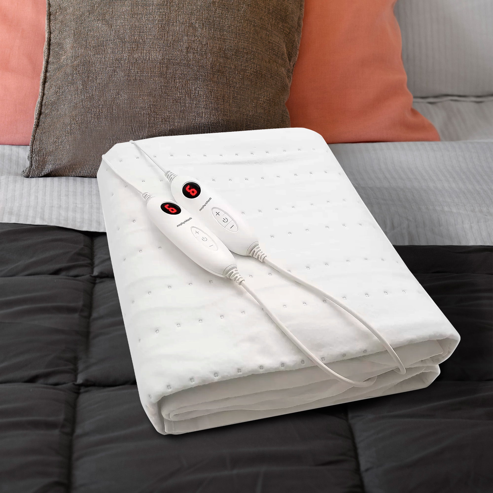 Overheat Protection King Electric Blanket, LED Controllers - Morphy Richards