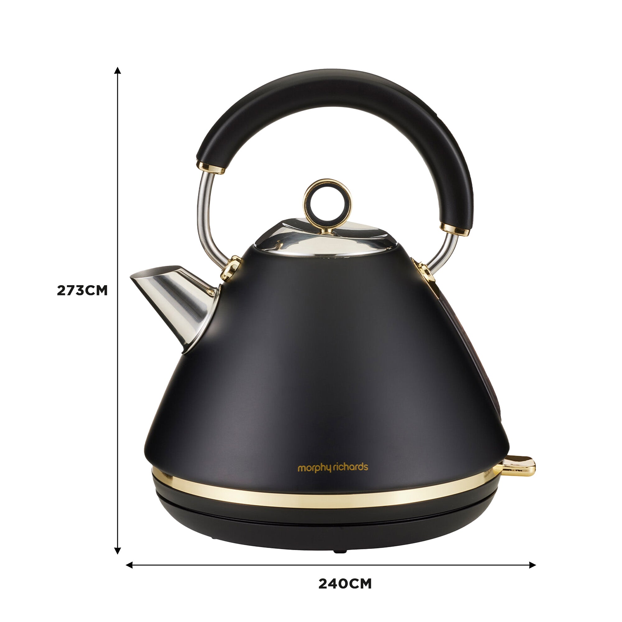 Stainless Steel 1.5L Rapid Boil Electric Kettle - Morphy Richards