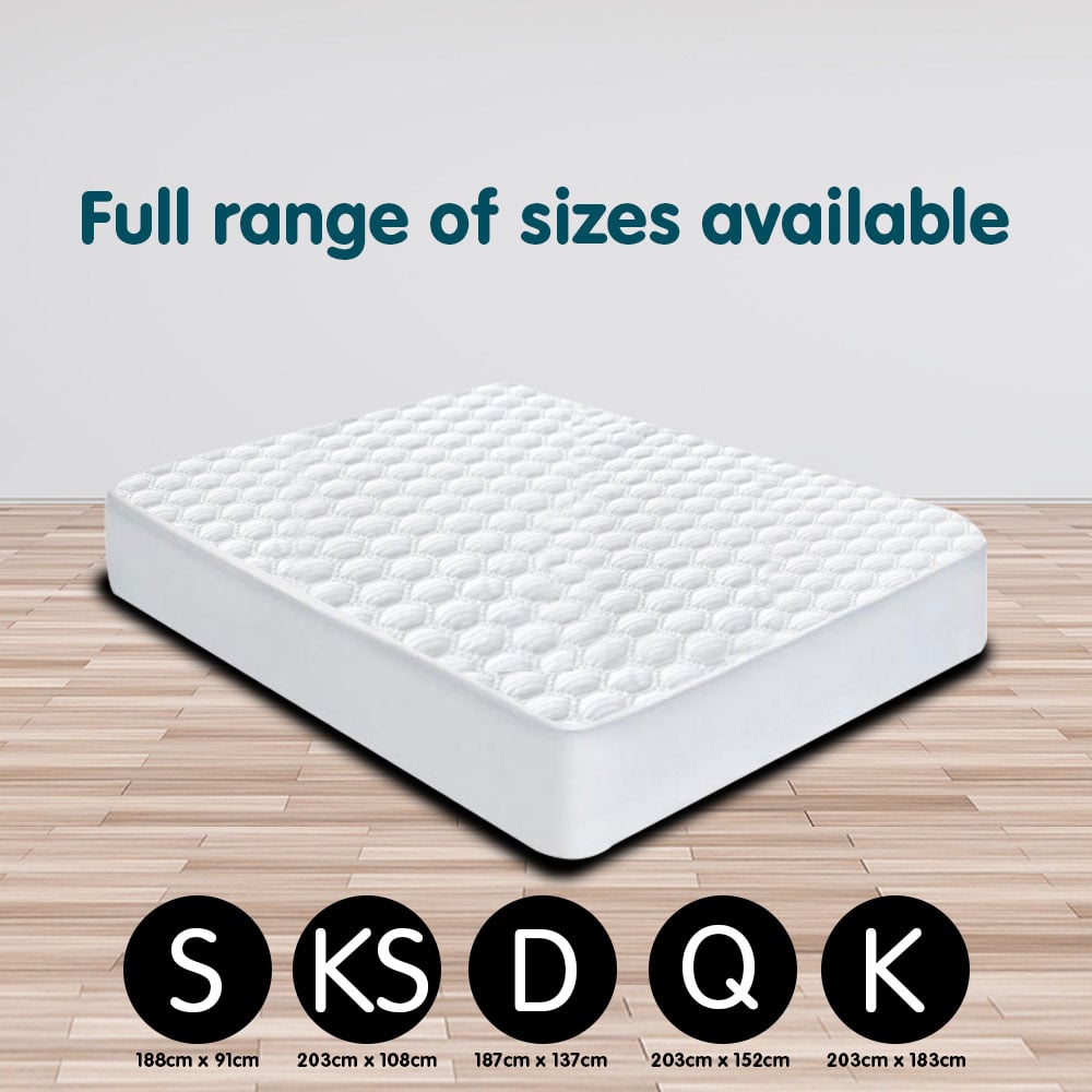 Waterproof Mattress Protector King Single, Cool Max Fabric