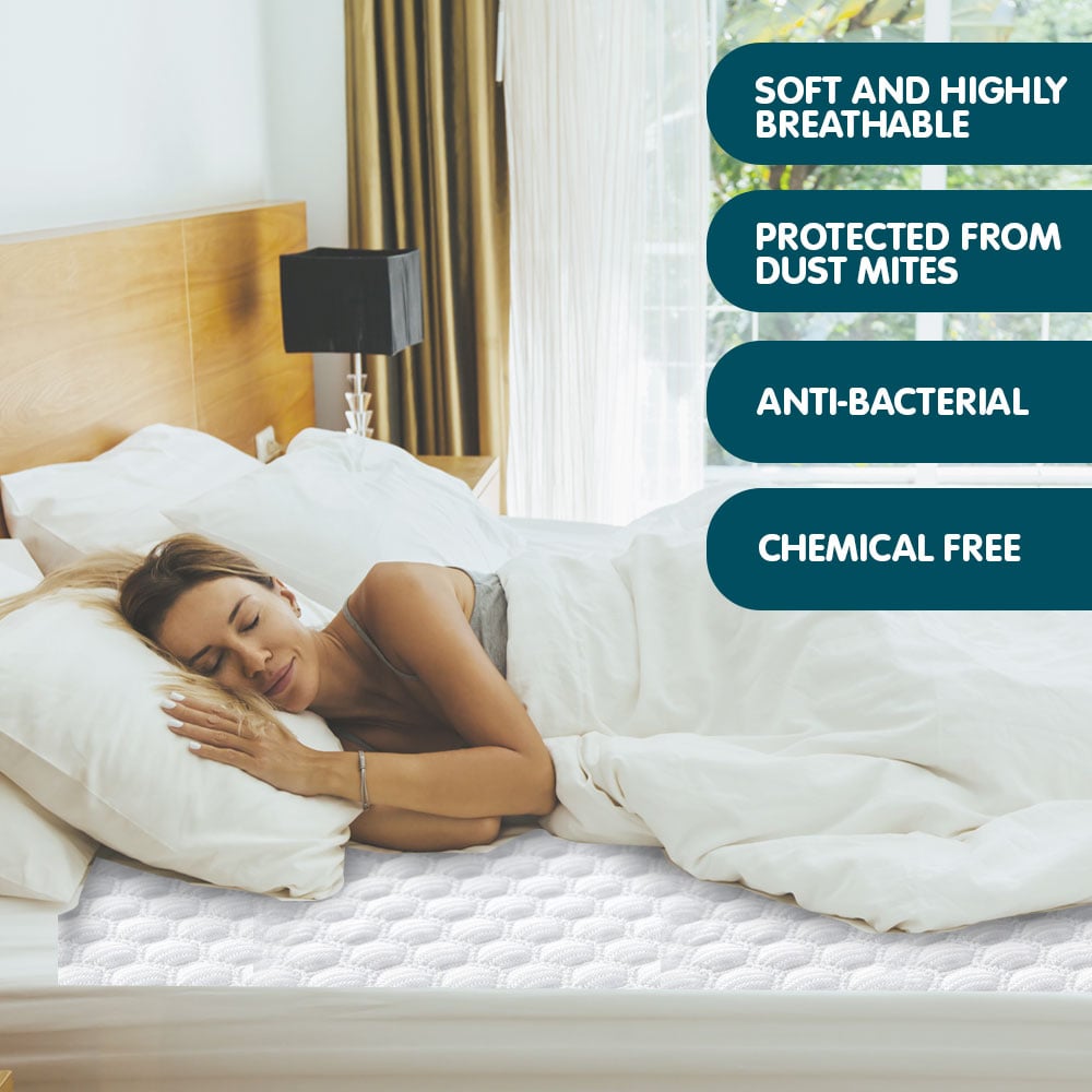 Waterproof Cool Max Mattress Protector Queen - Laura Hill